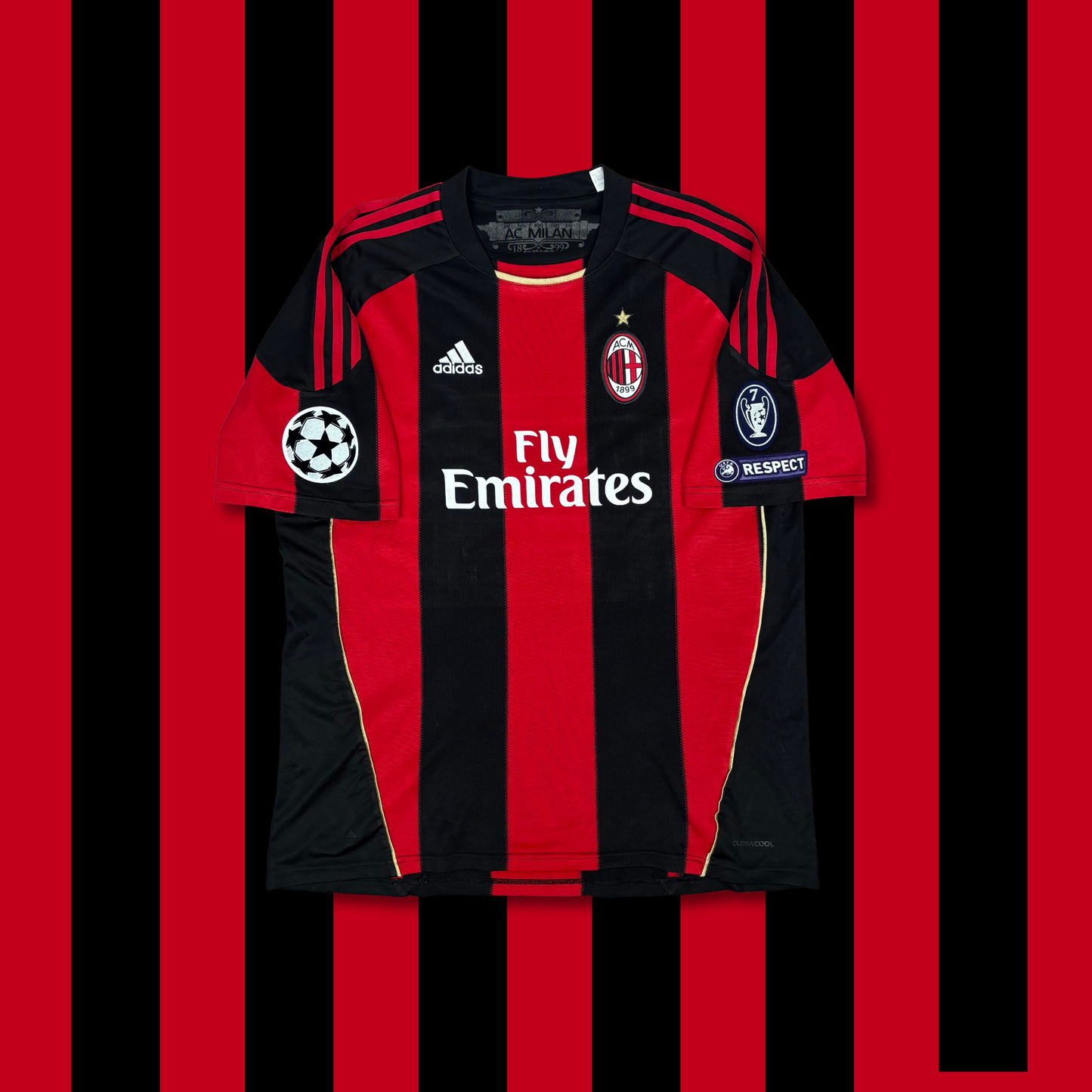 2010/11 AC Milan Home Shirt - Ronaldinho - L