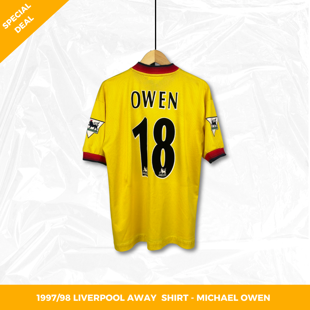 1997/98 Liverpool Away Shirt - Owen