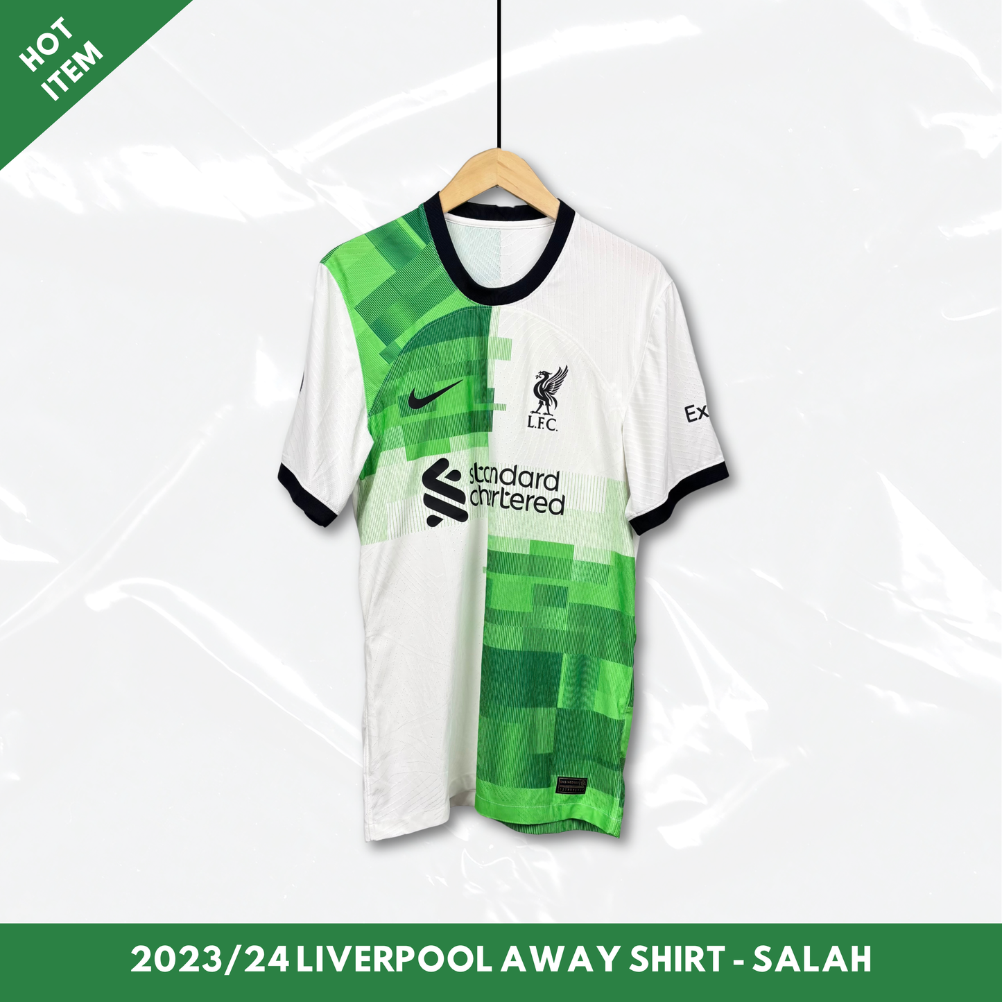 2023/24 Liverpool Away Shirt - Player Issue - Mo Salah - L