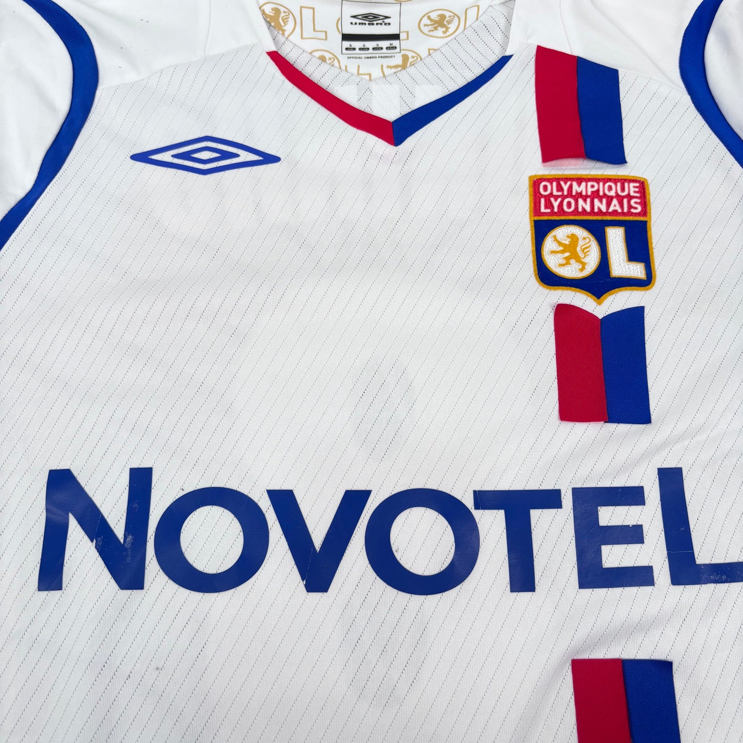 2008/09 Olympique Lyon Home Shirt - Juninho - S