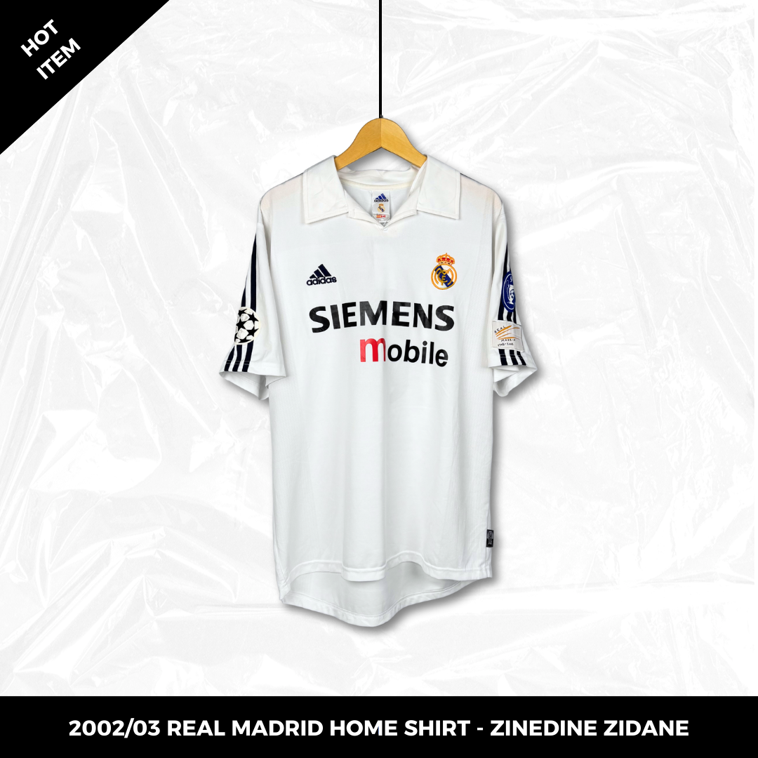 2002/03 Real Madrid Home Shirt - Zidane