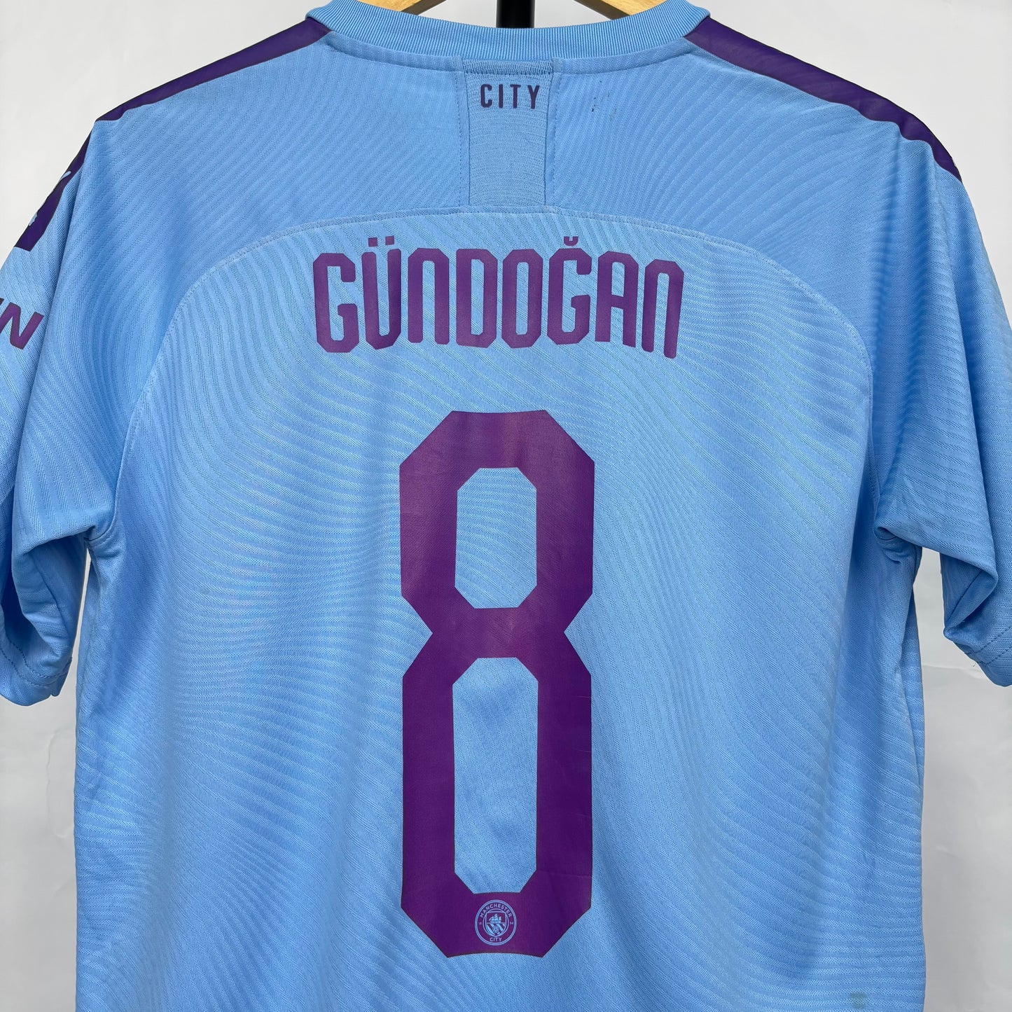 2019/20 Manchester City Home Player Issue Shirt - Gundogan - M
