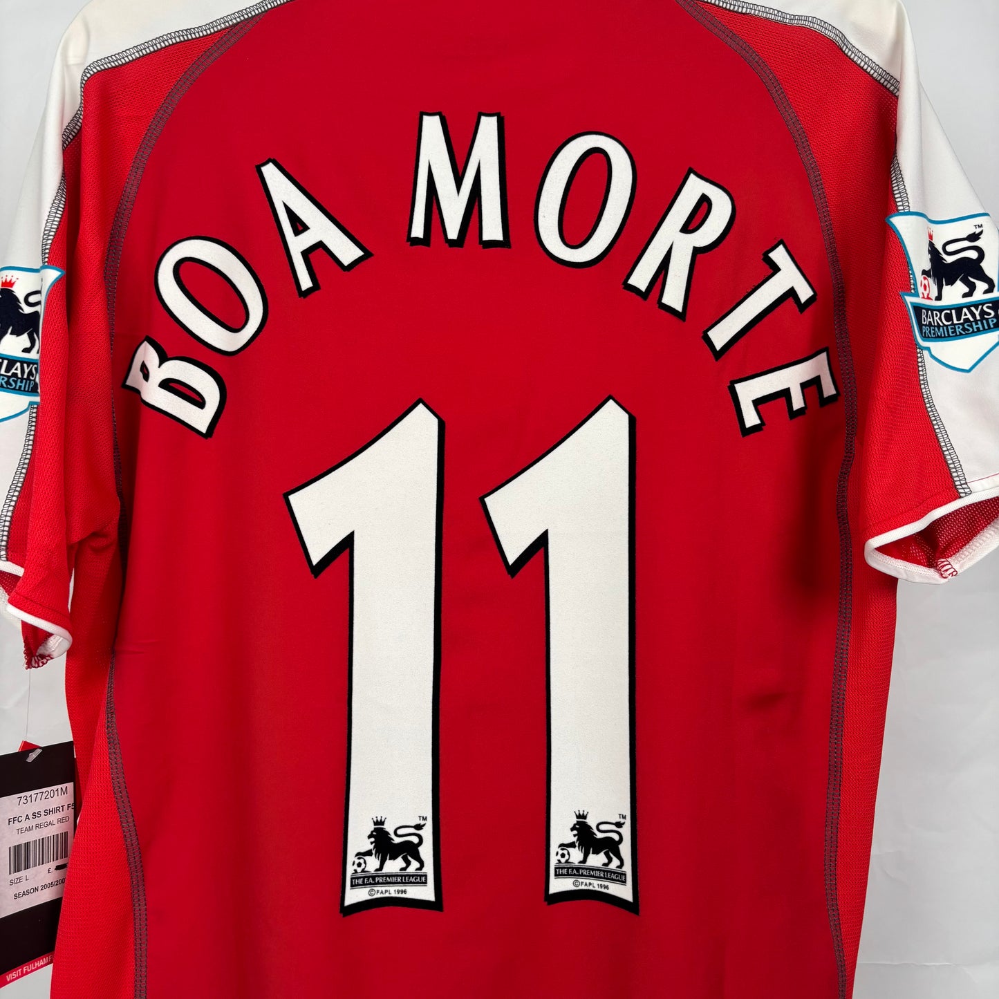 2005/06 Fulham Away Shirt - Boa Morte - L - New with Tag