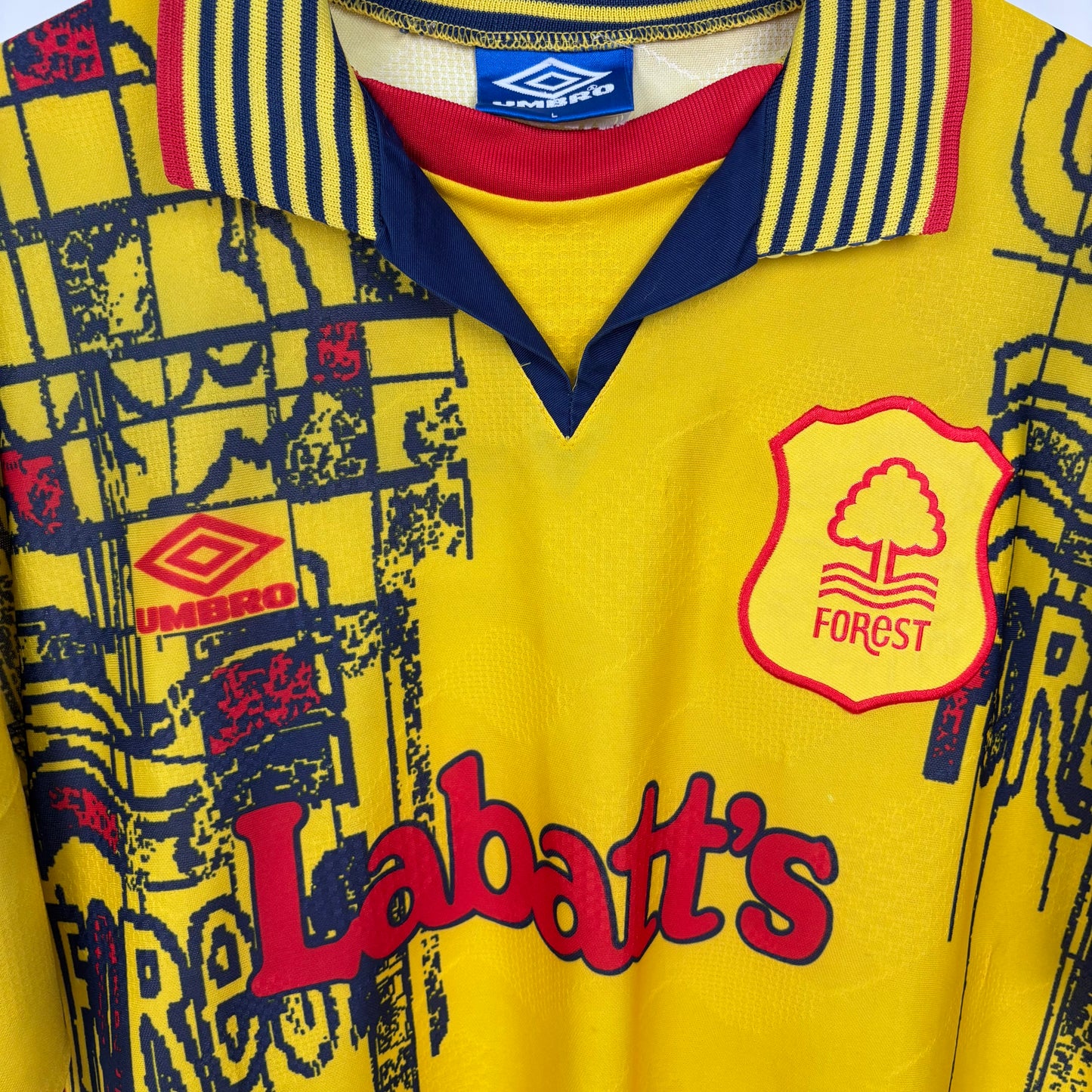 1995/96 Nottingham Forrest Away Shirt - Haaland - XL