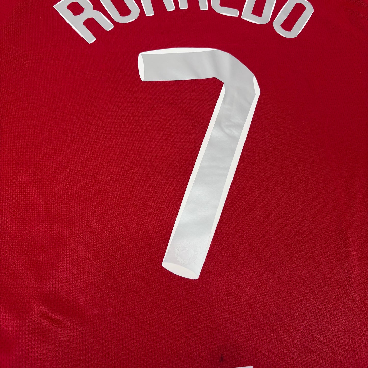 2007/08 Manchester United Home Shirt - Ronaldo - XL