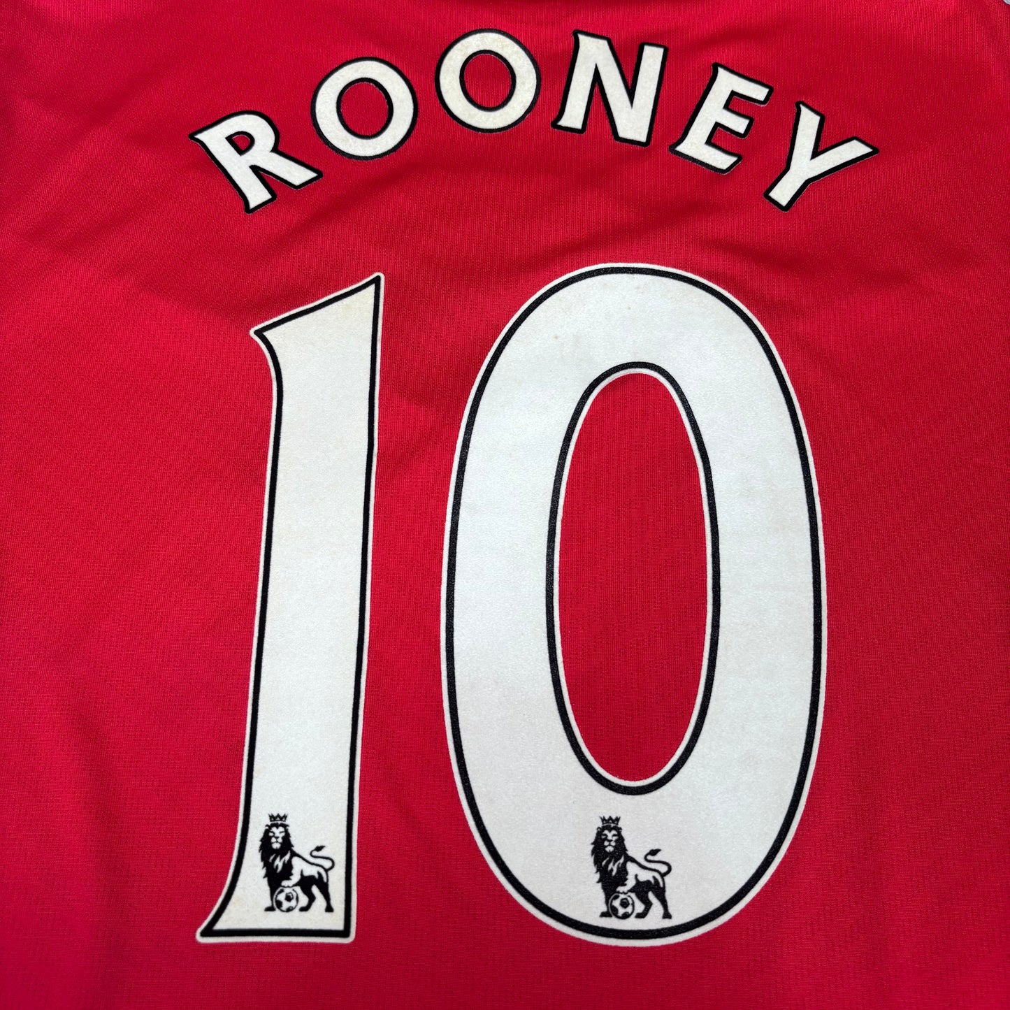 2009/10 Manchester United Home Shirt - Rooney - XL