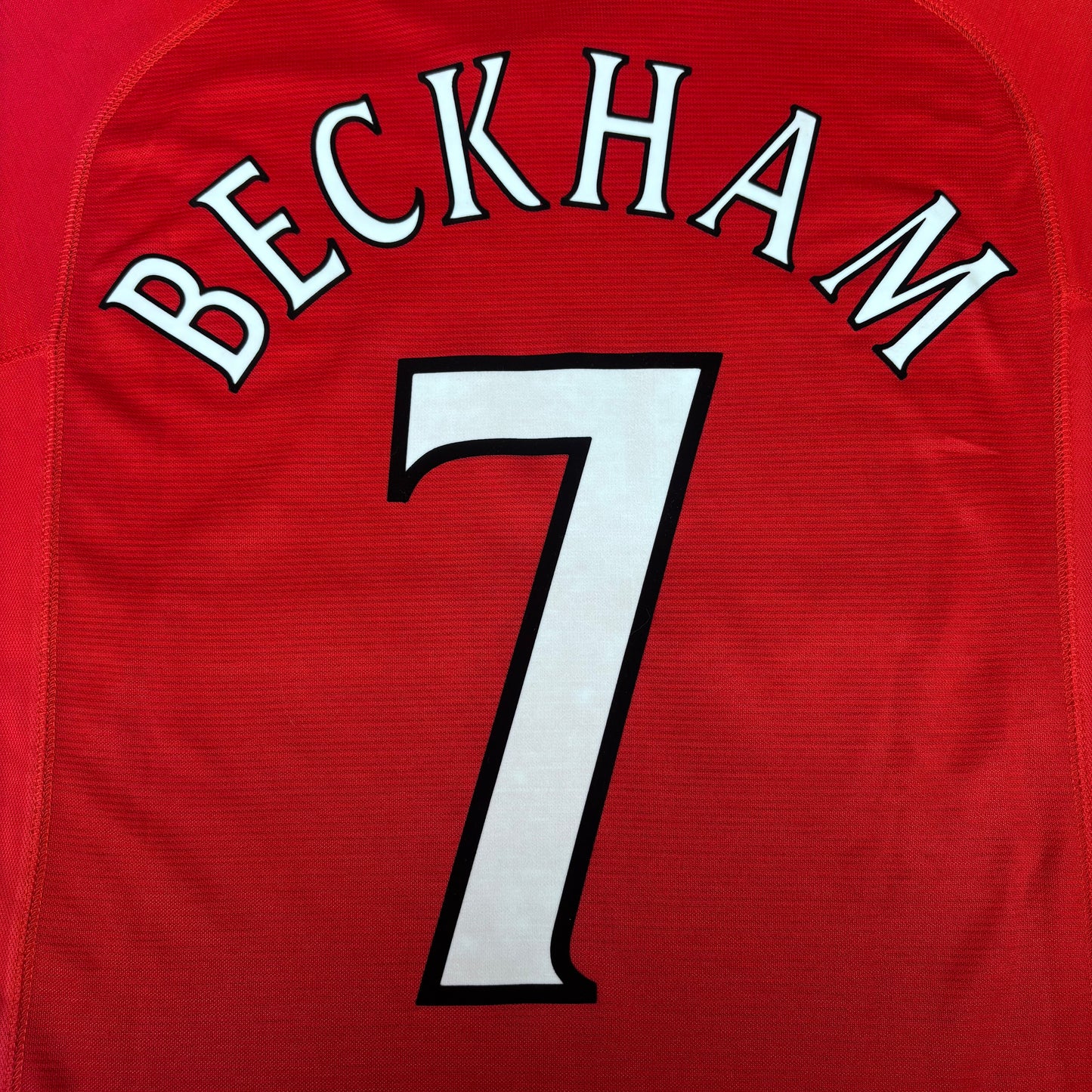 2000/01 Manchester United Home Longsleeve Shirt - Beckham - L