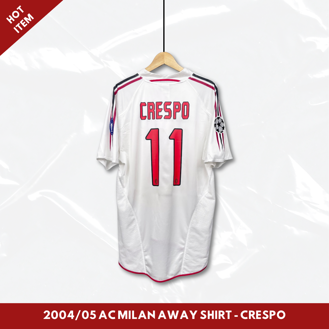 2004/05 AC Milan Away Shirt - Crespo - L