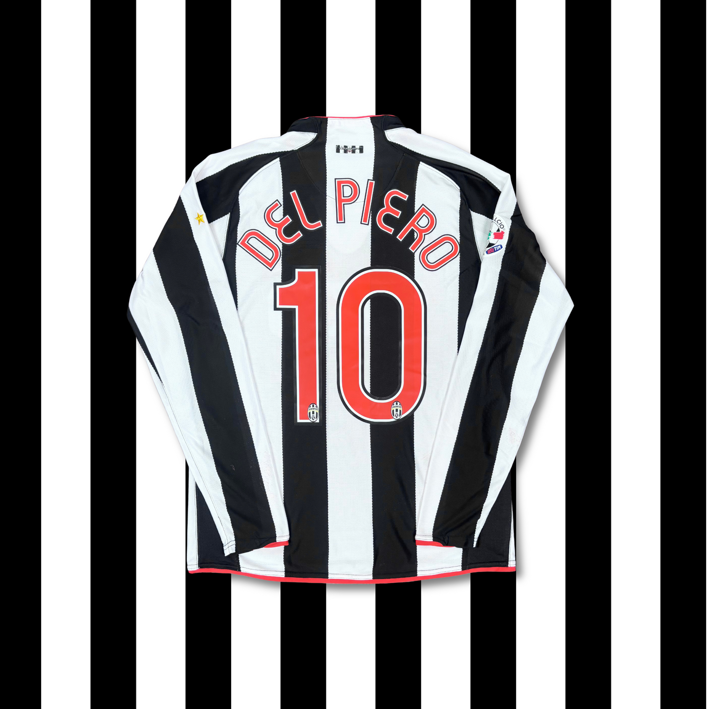 2007/08 Juventus Home Longsleeve Shirt - Del Piero - M