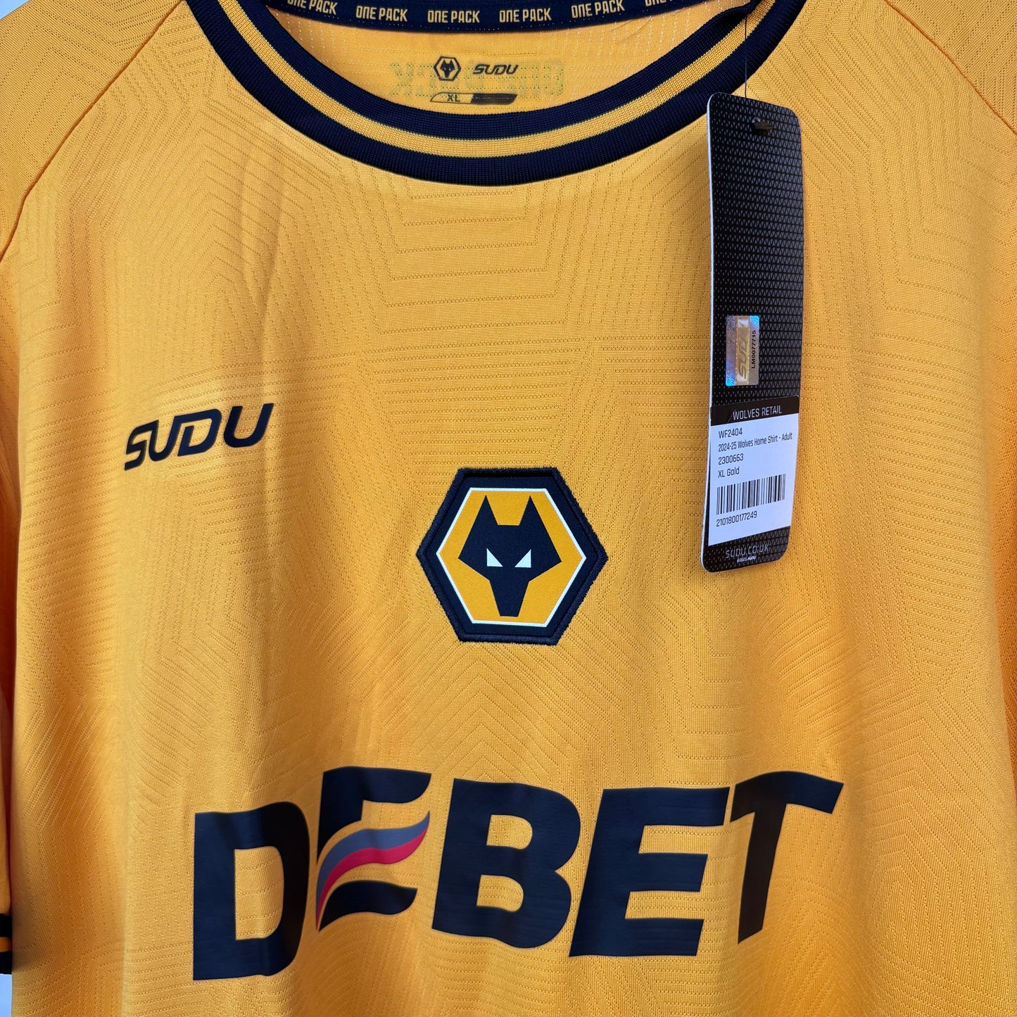 2024/25 Wolverhampton Wanderers Home Shirt - Ait-Nouri - XL - New with Tag