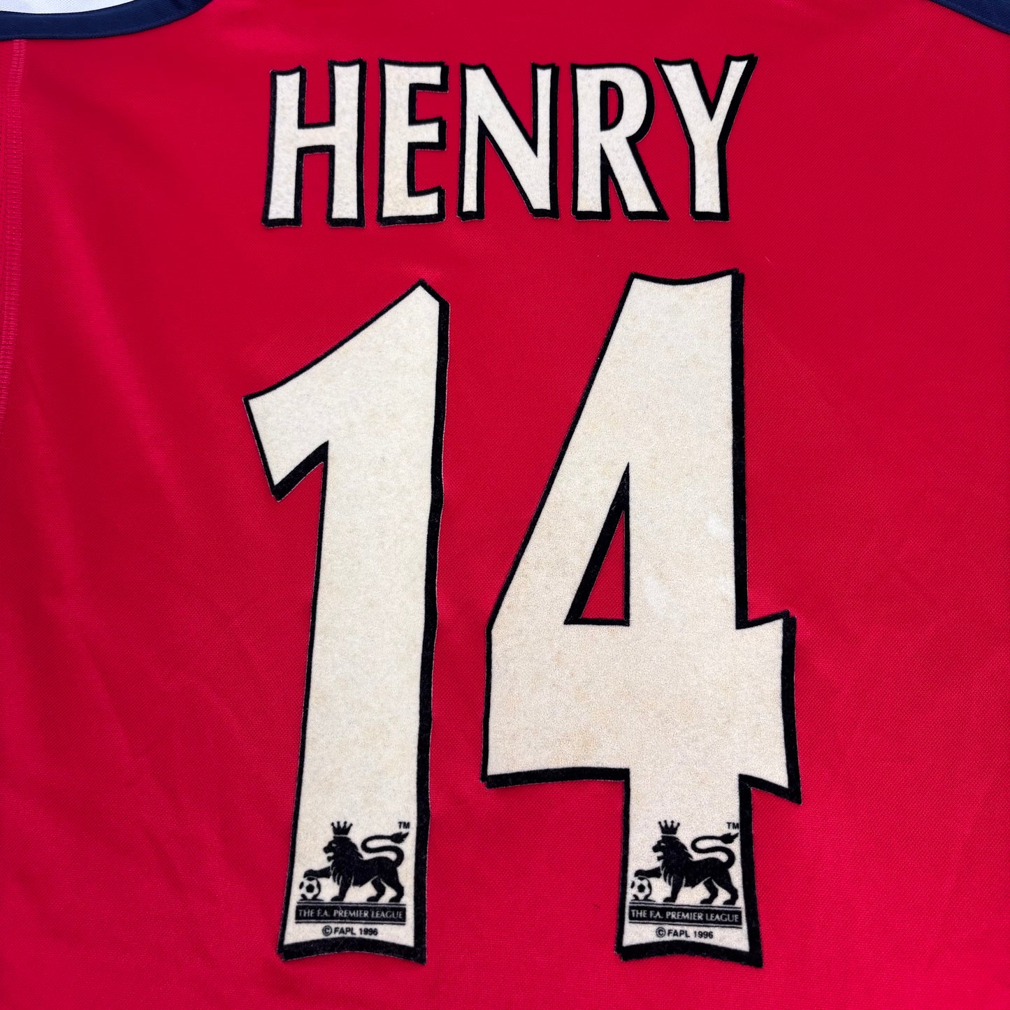 2000/01 Arsenal Home Longsleeve Shirt - Henry - L