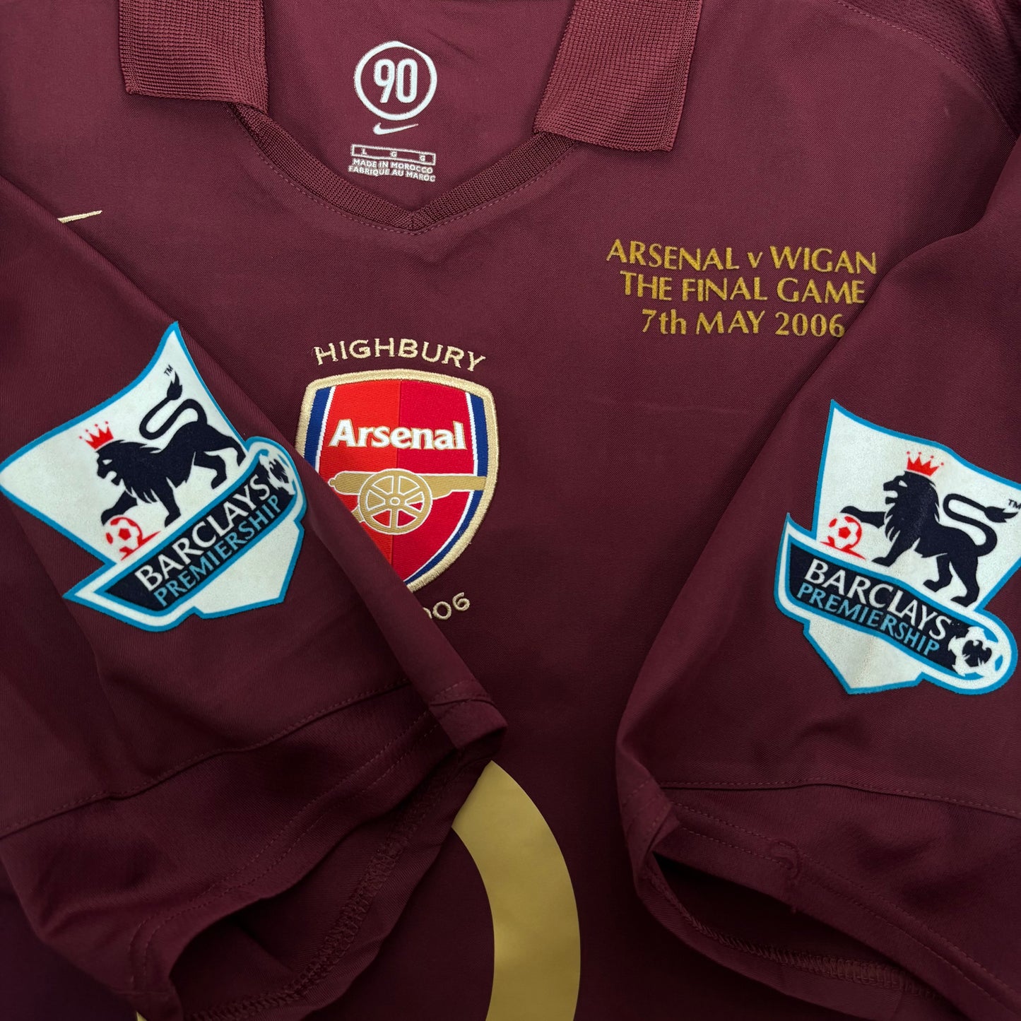 2005/06 Arsenal Home Shirt - Van Persie - L