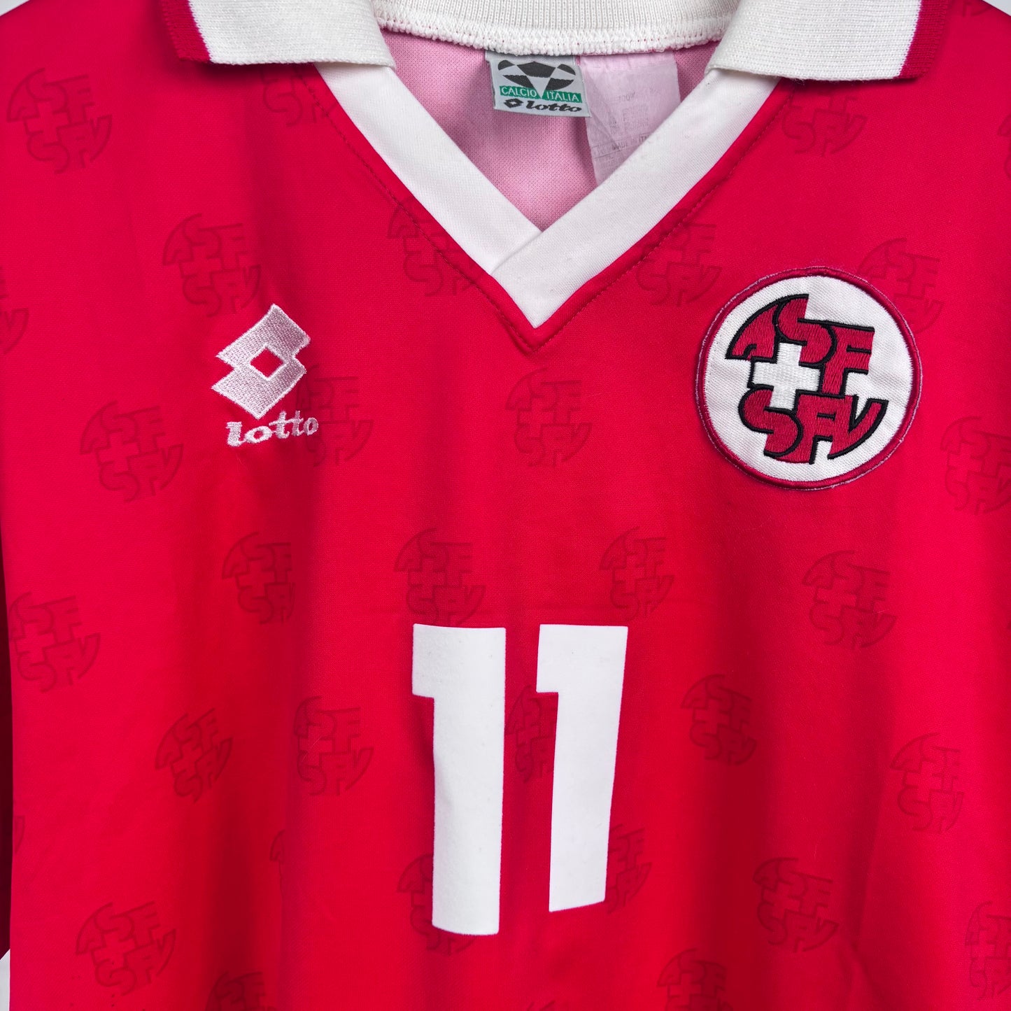 1994/95 Swiss Home Shirt - Chapuisat - M