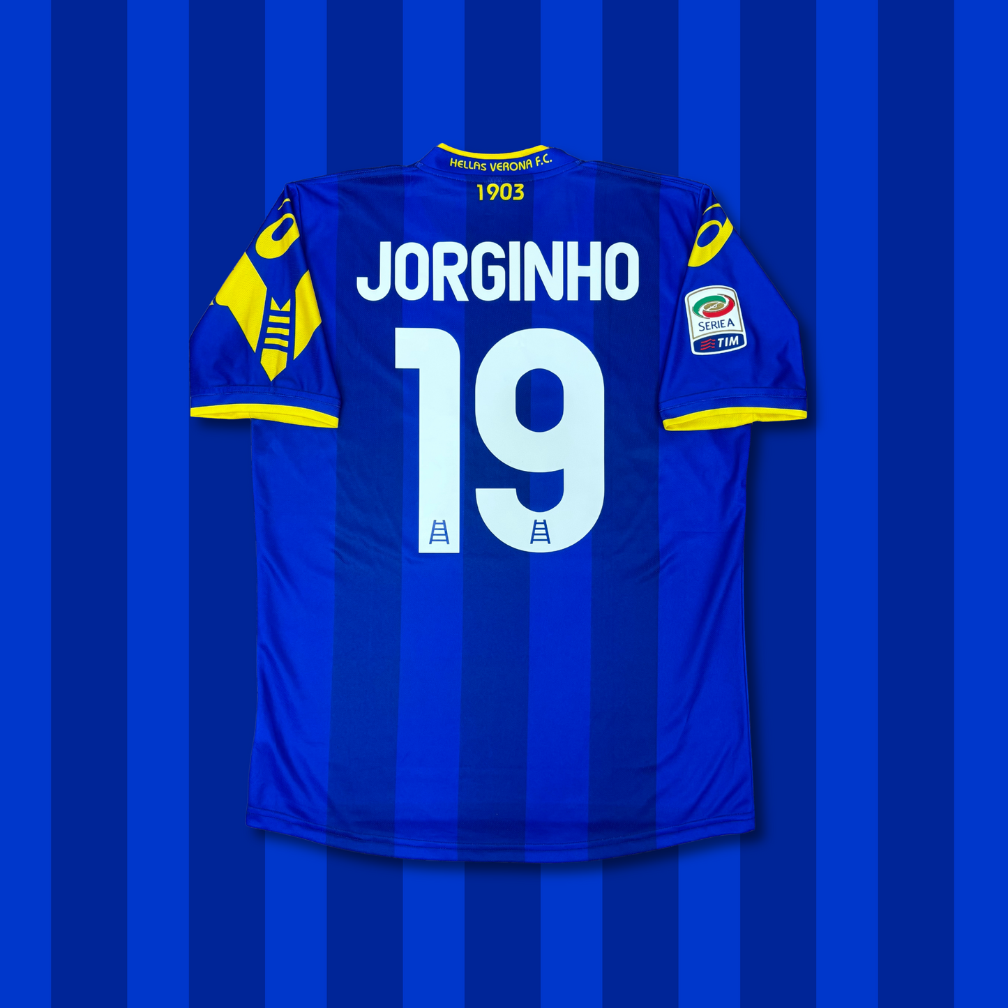 2011/12 Hellas Verona Home Shirt - Jorginho - L