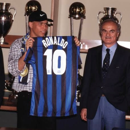 1997/98 Inter Milan Home Shirt - Ronaldo Nazario - L