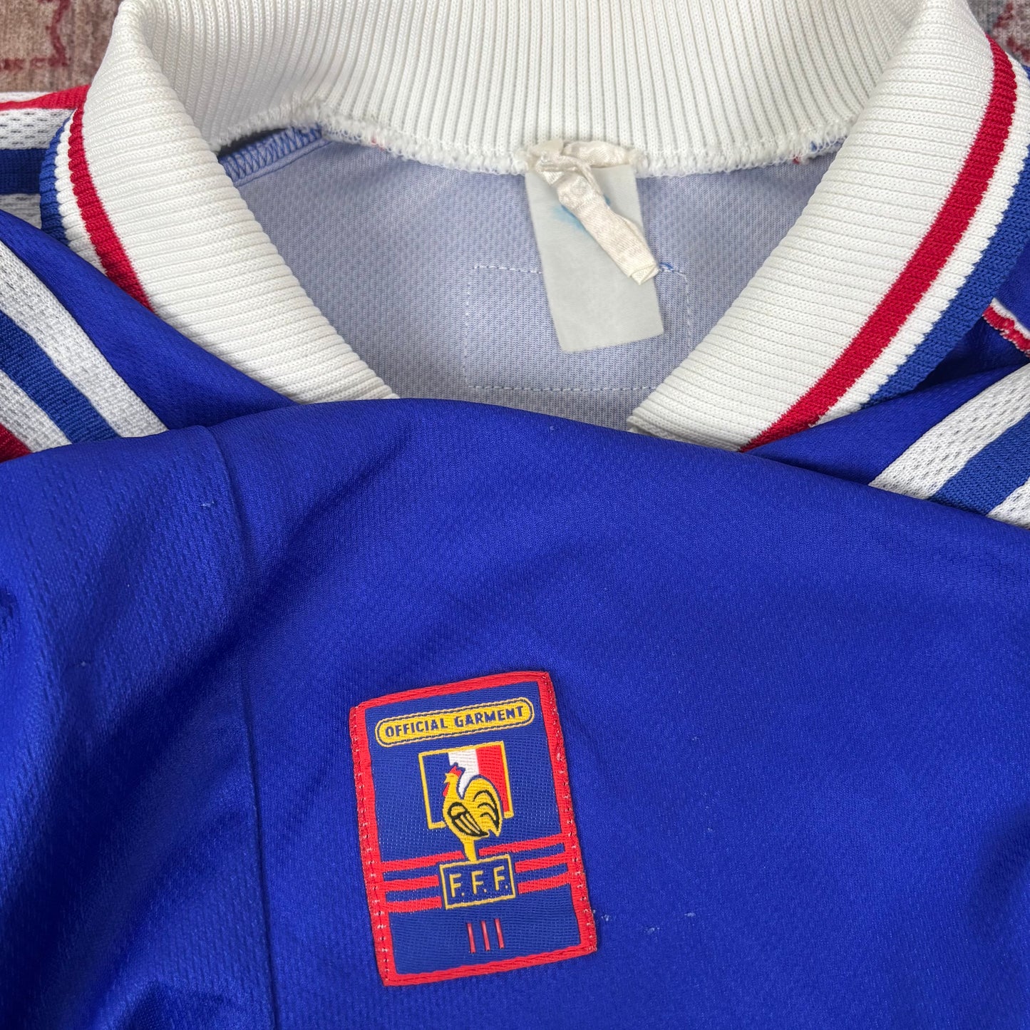 1998/99 France Home Shirt - Petit - L