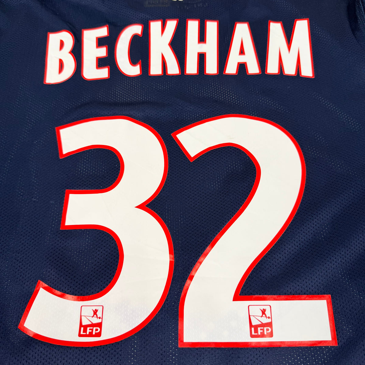 2012/13 Paris Saint-Germain Home Longsleeve Shirt - Player Issue - Beckham - L