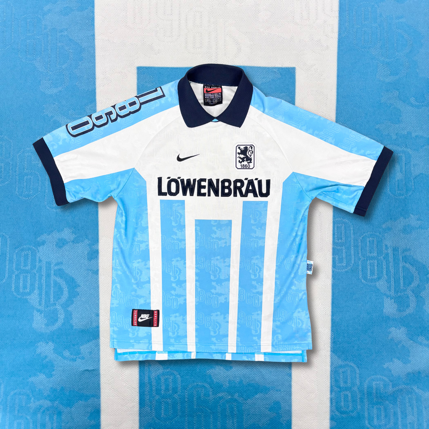 1996/97 TSV 1860 Munich Home Shirt - Nowak - M