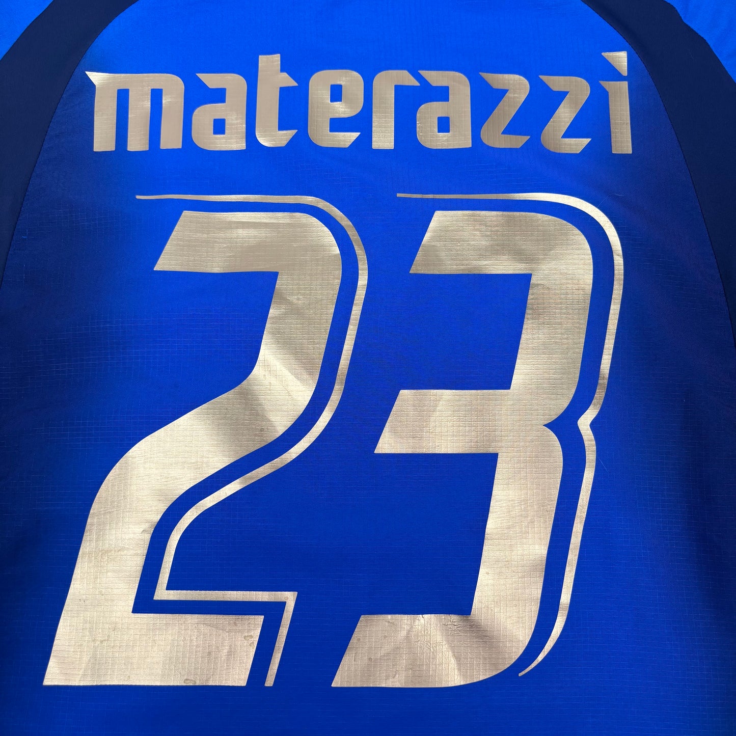 2006/07 Italy Home Shirt - Materazzi - M