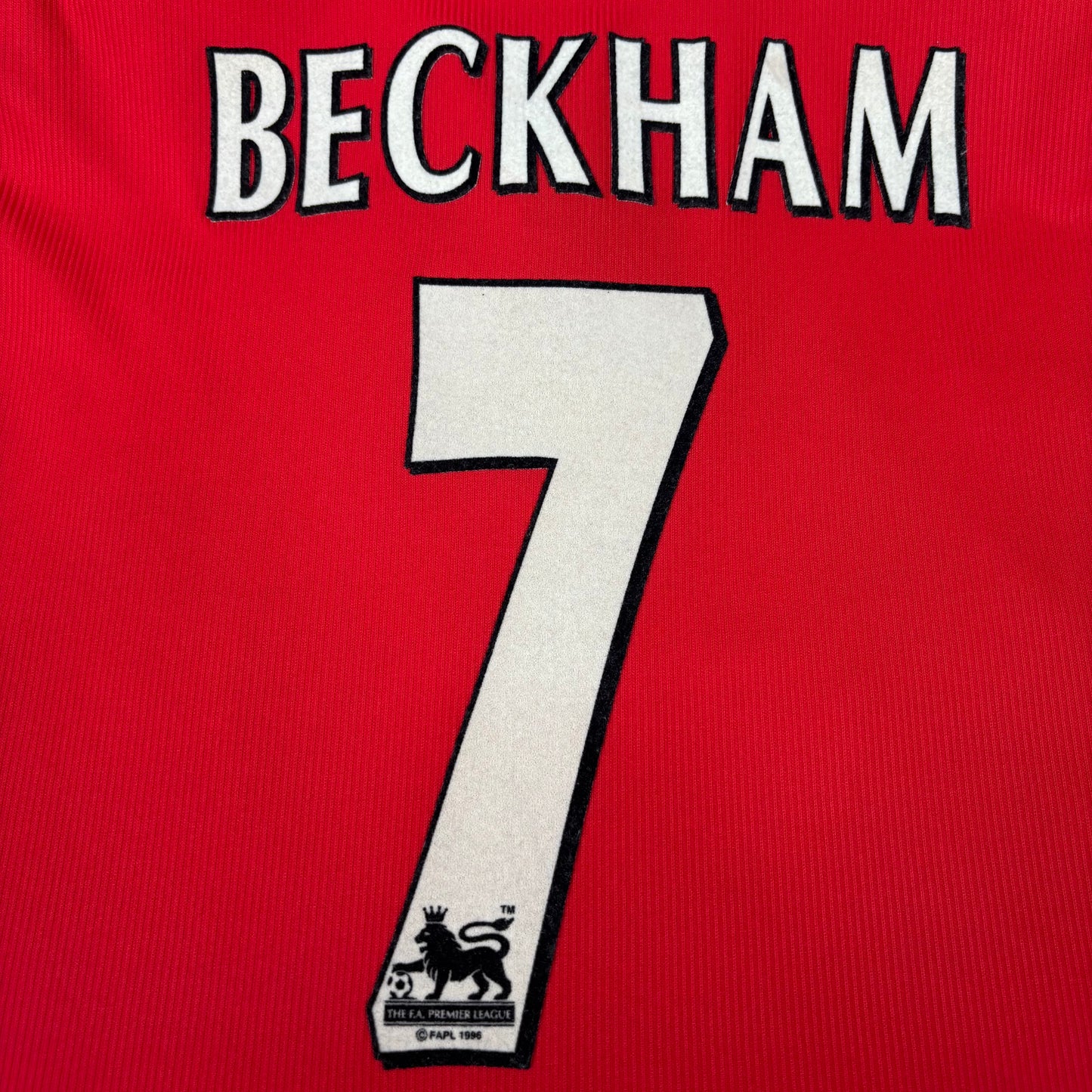 1999/00 Manchester United Home Shirt - Beckham - M