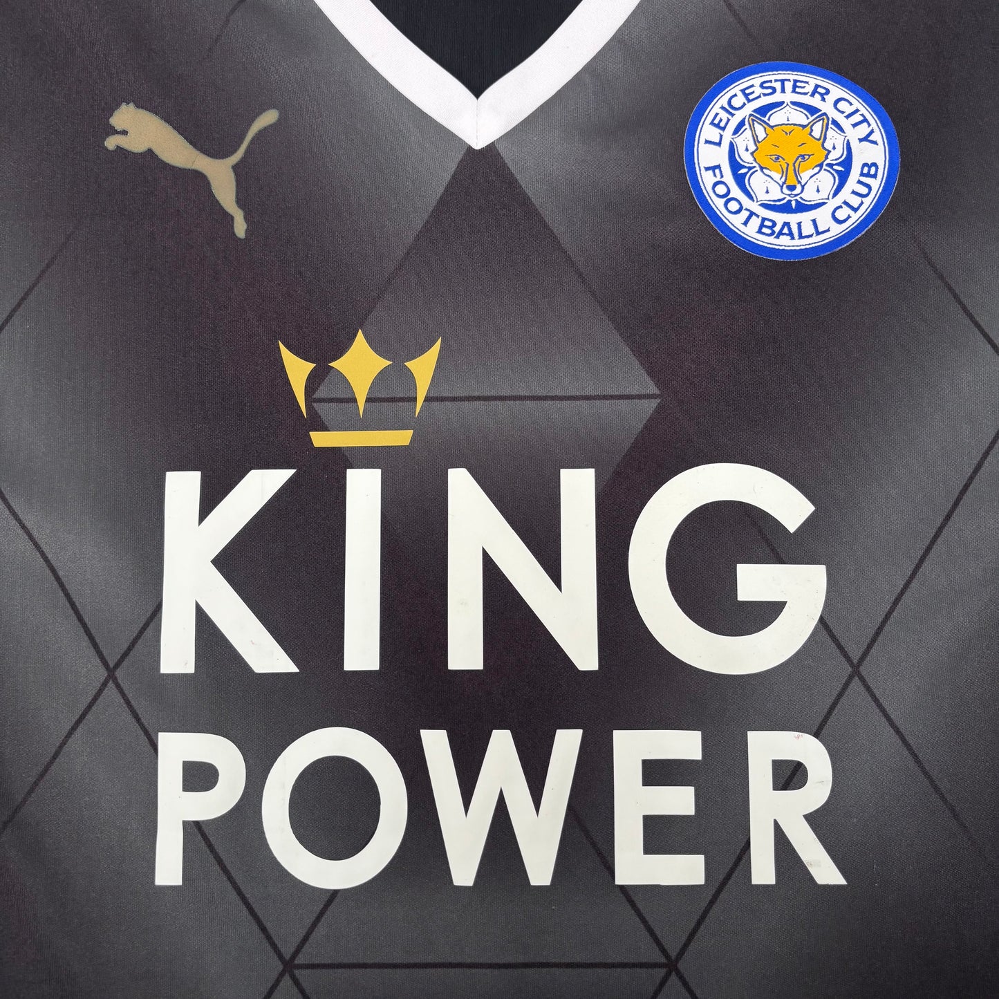 2015/16 Leicester City Away Shirt - Vardy - M