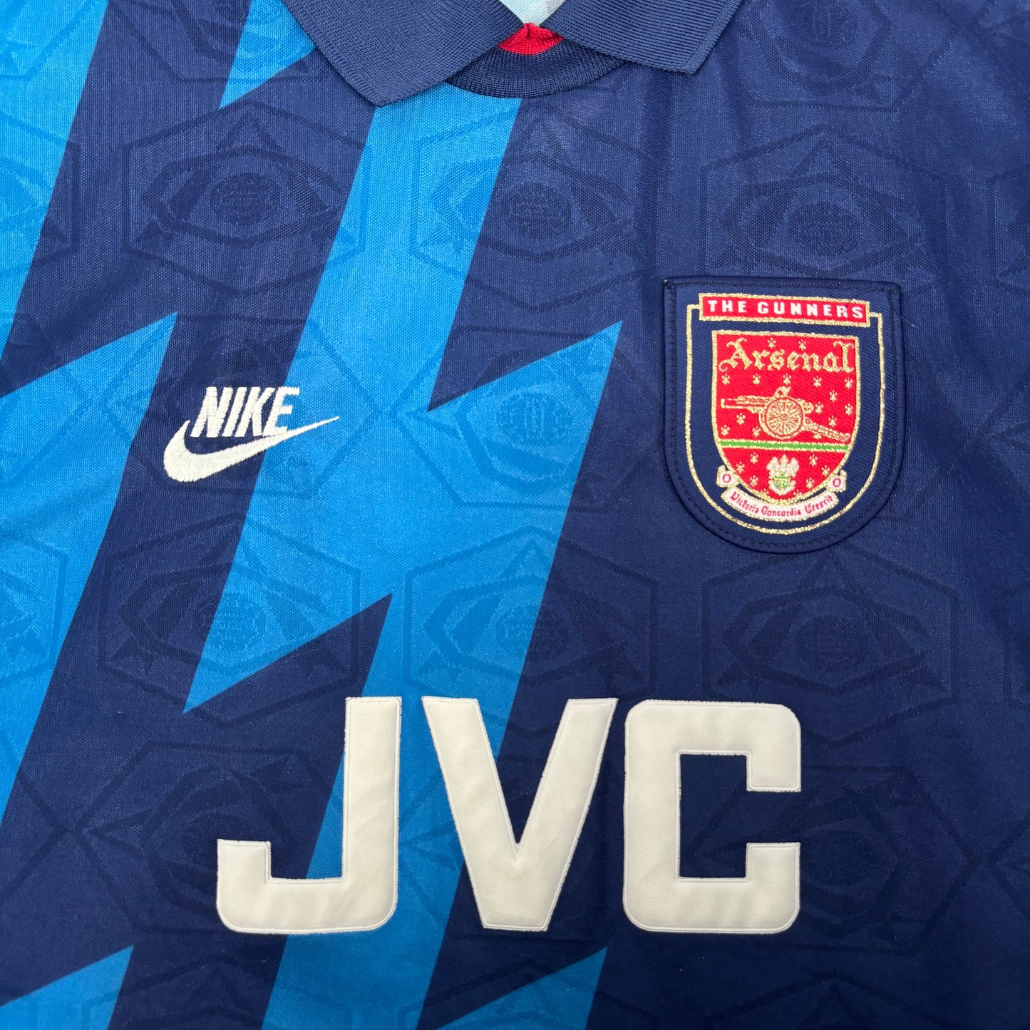 1995/96 Arsenal Away Shirt - Bergkamp - XL
