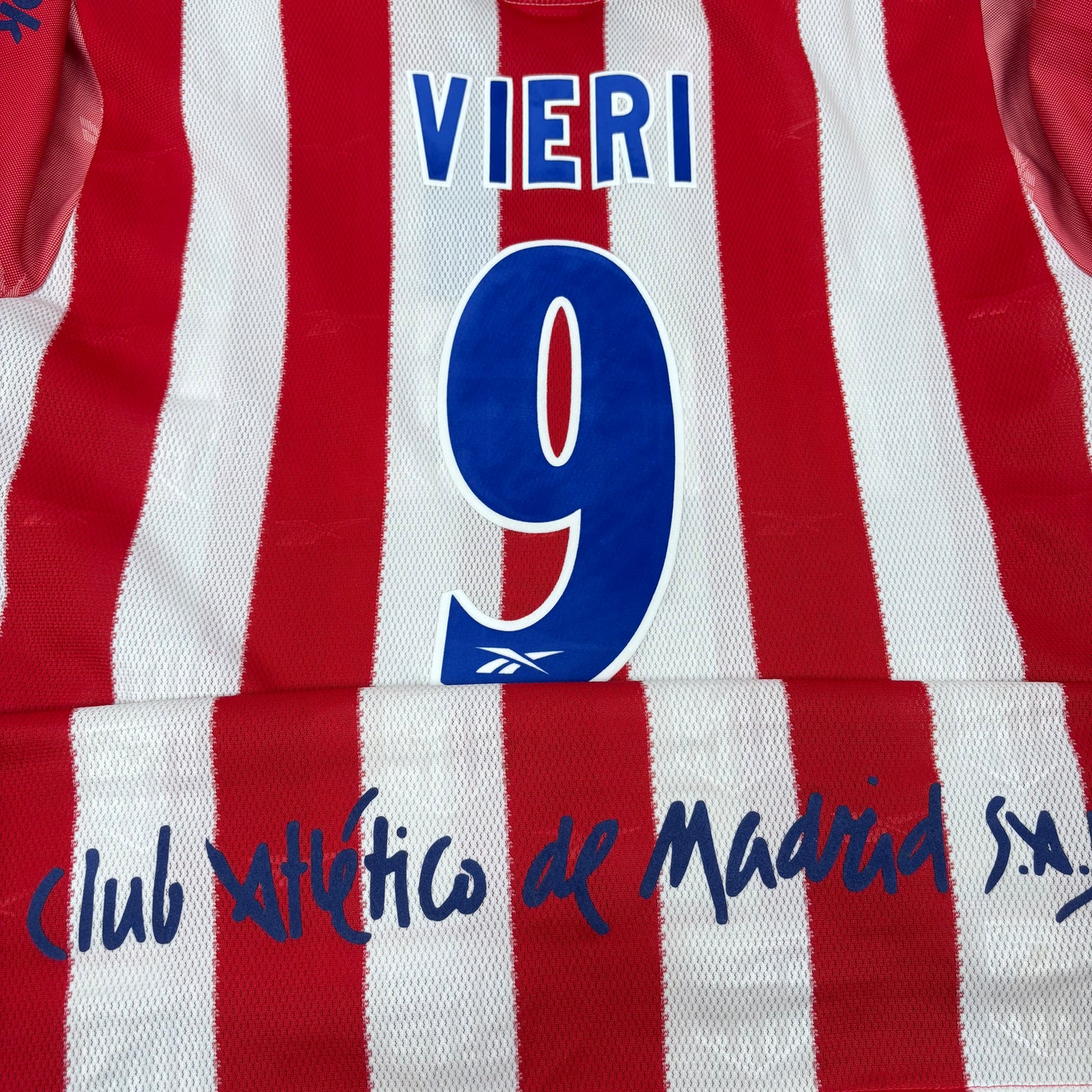 1998/99 Atletico Madrid Home Shirt - Vieri - L - New with Tag