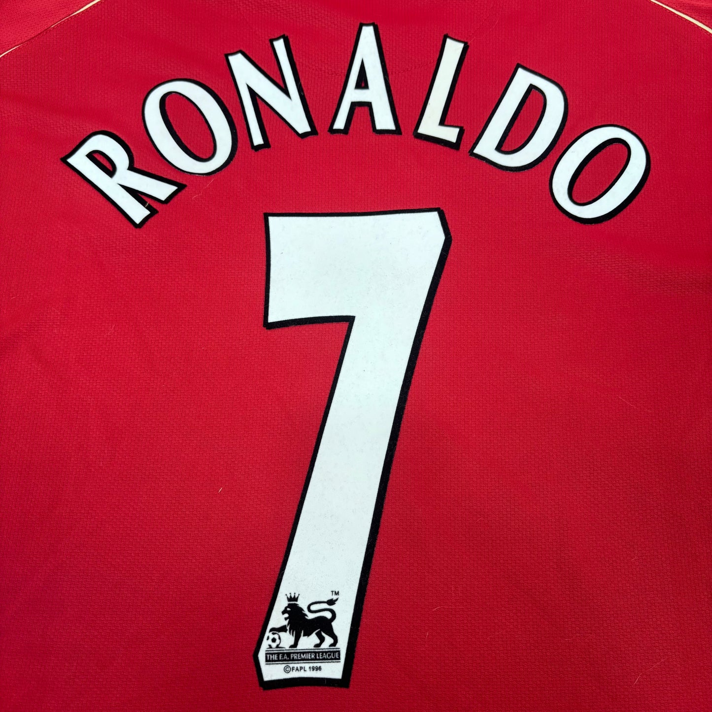 2006/07 Manchester United Home Longsleeve Shirt - Cristiano Ronaldo - XL