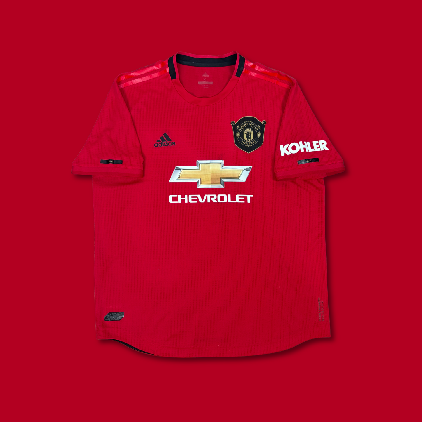 2019/20 Manchester United Home Shirt - Rashford - Player Issue - XL
