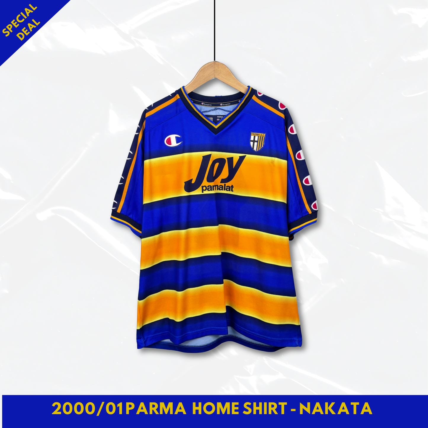 2000/01 Parma Home Shirt - Nakata - L