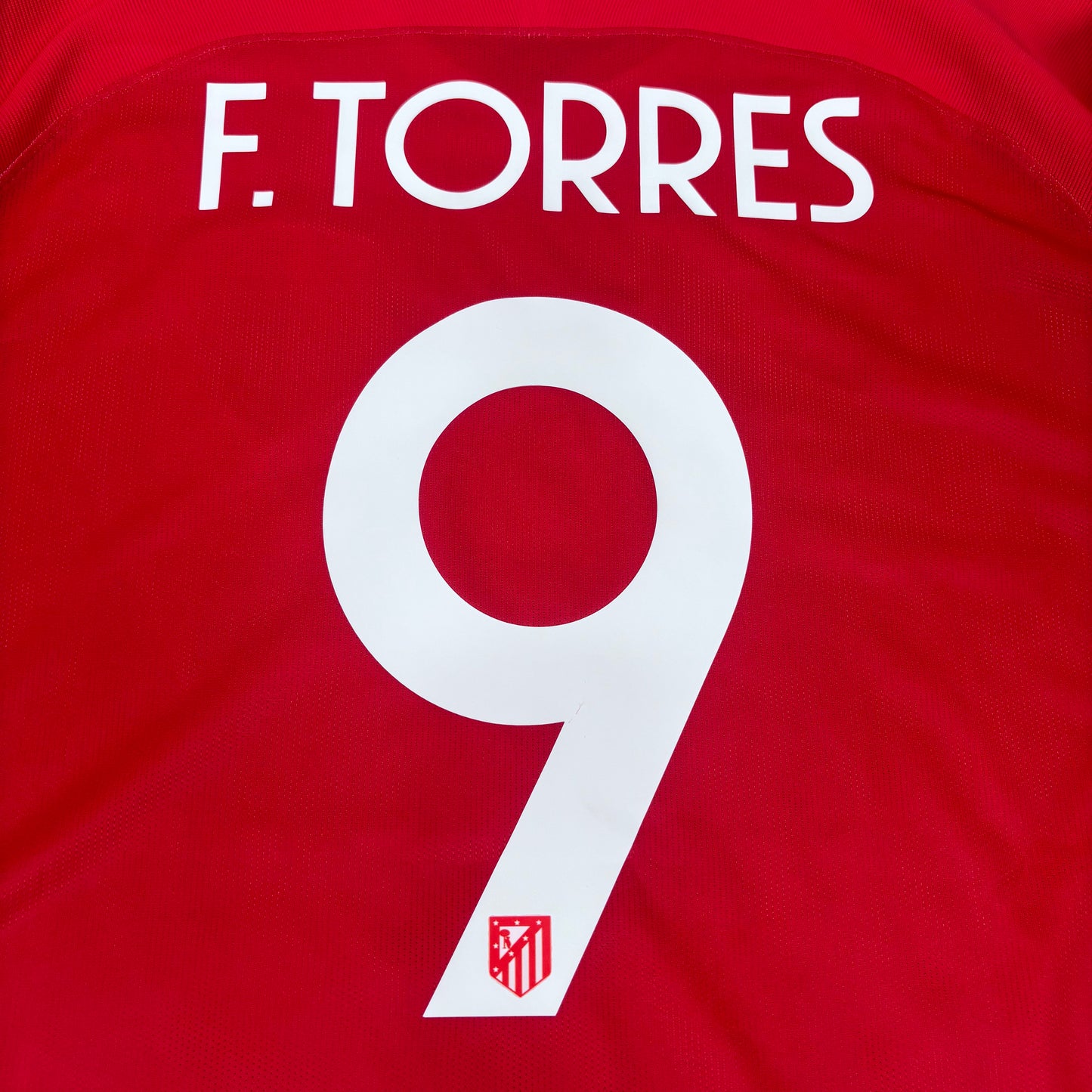 2017/18 Atletico Madrid Home Shirt - Player Issue - Torres - XL