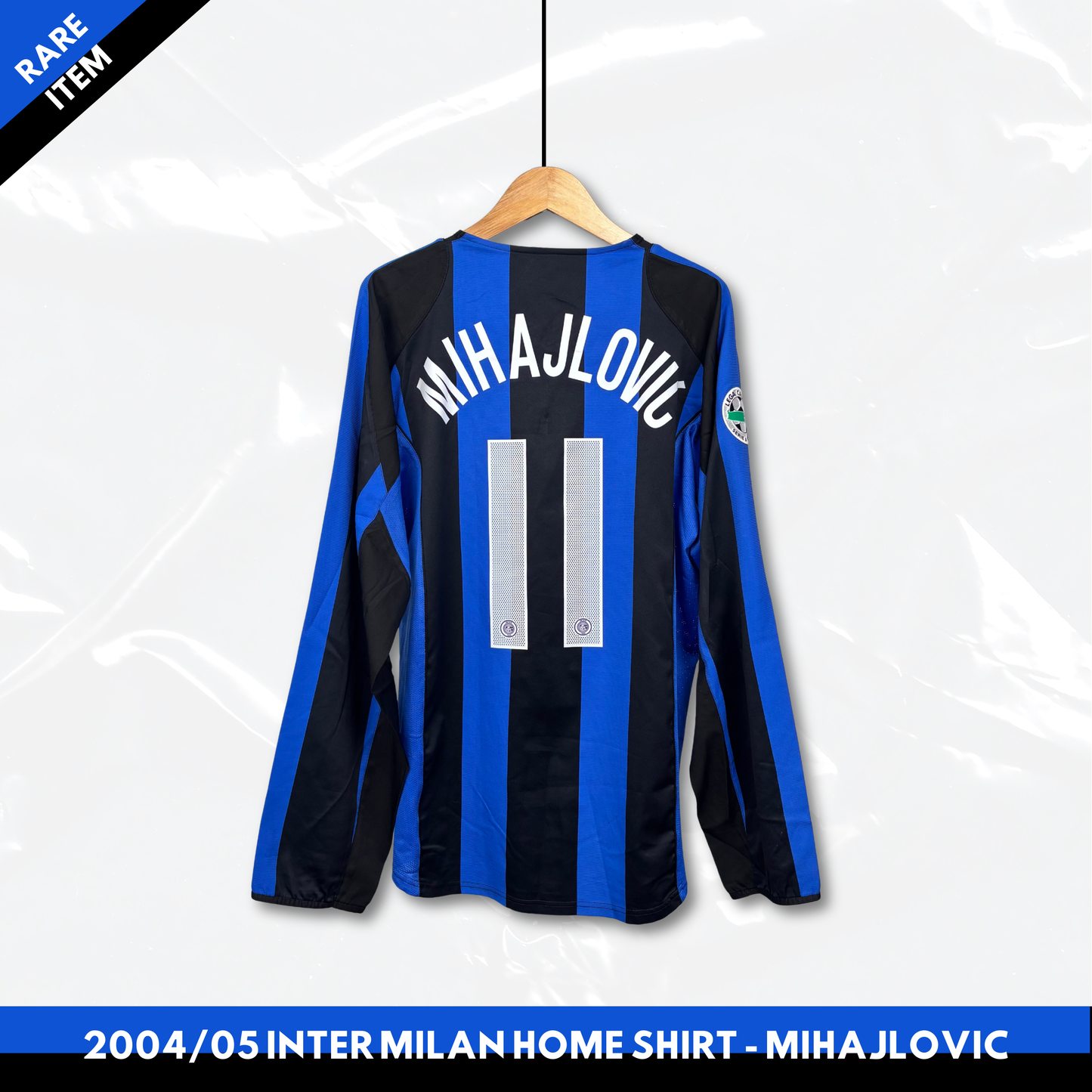 2004/05 Inter Milan Home Longsleeve Shirt - Mihajlovic - XL