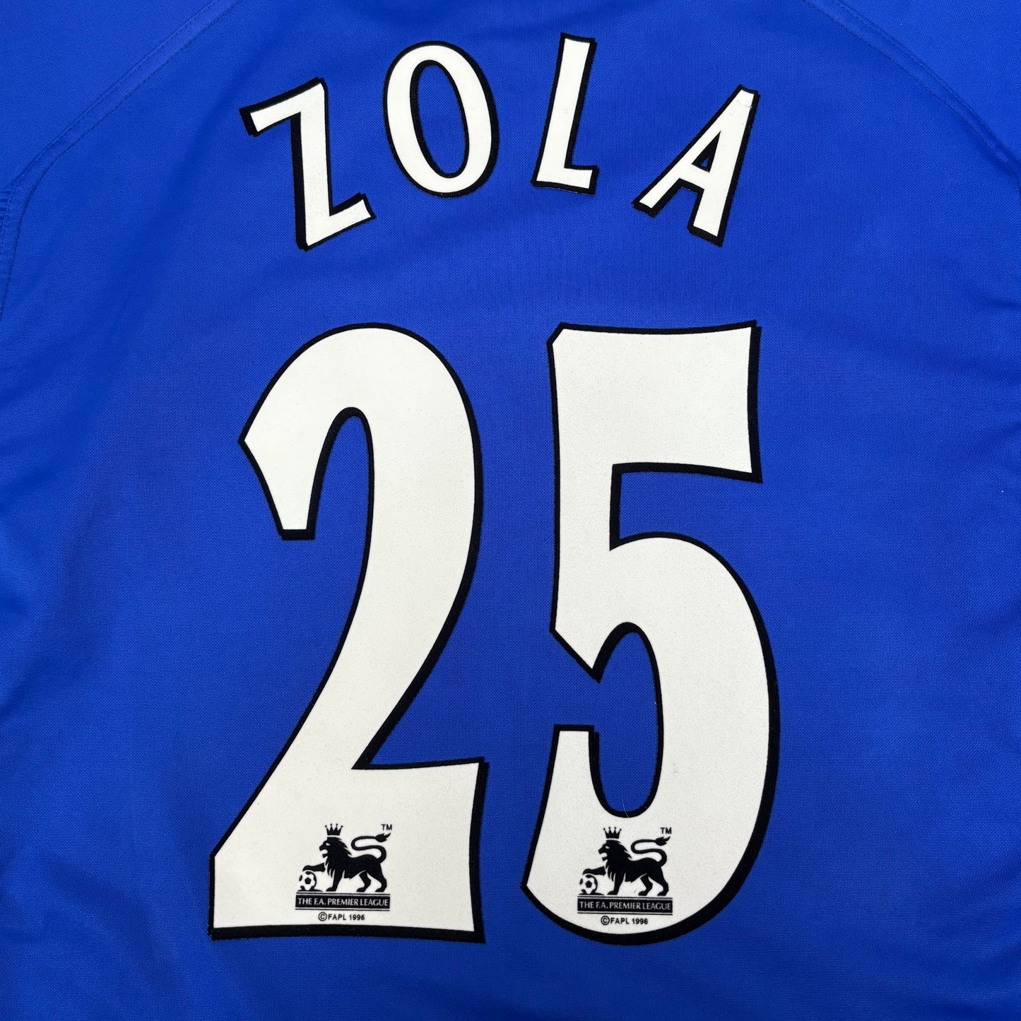 1999/00 Chelsea Home Shirt - Zola - XL
