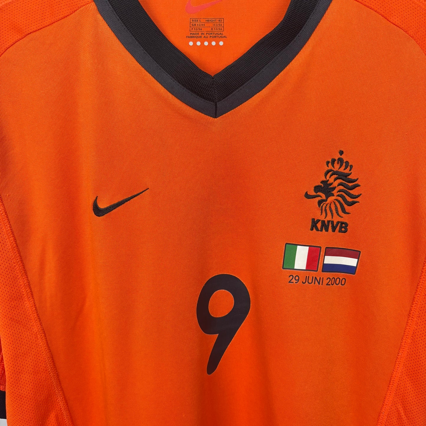 2000/01 Netherland Home Player Issue Shirt - Kluivert - M