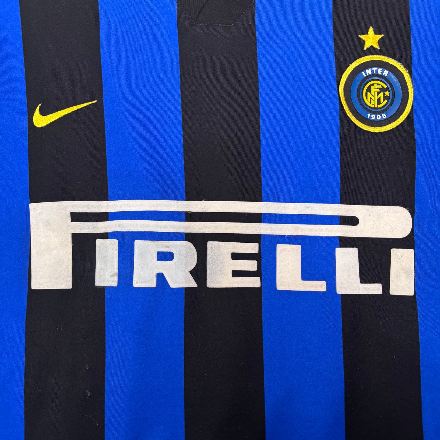 2002/03 Inter Milan Home Longsleeve Shirt - Batistuta - L