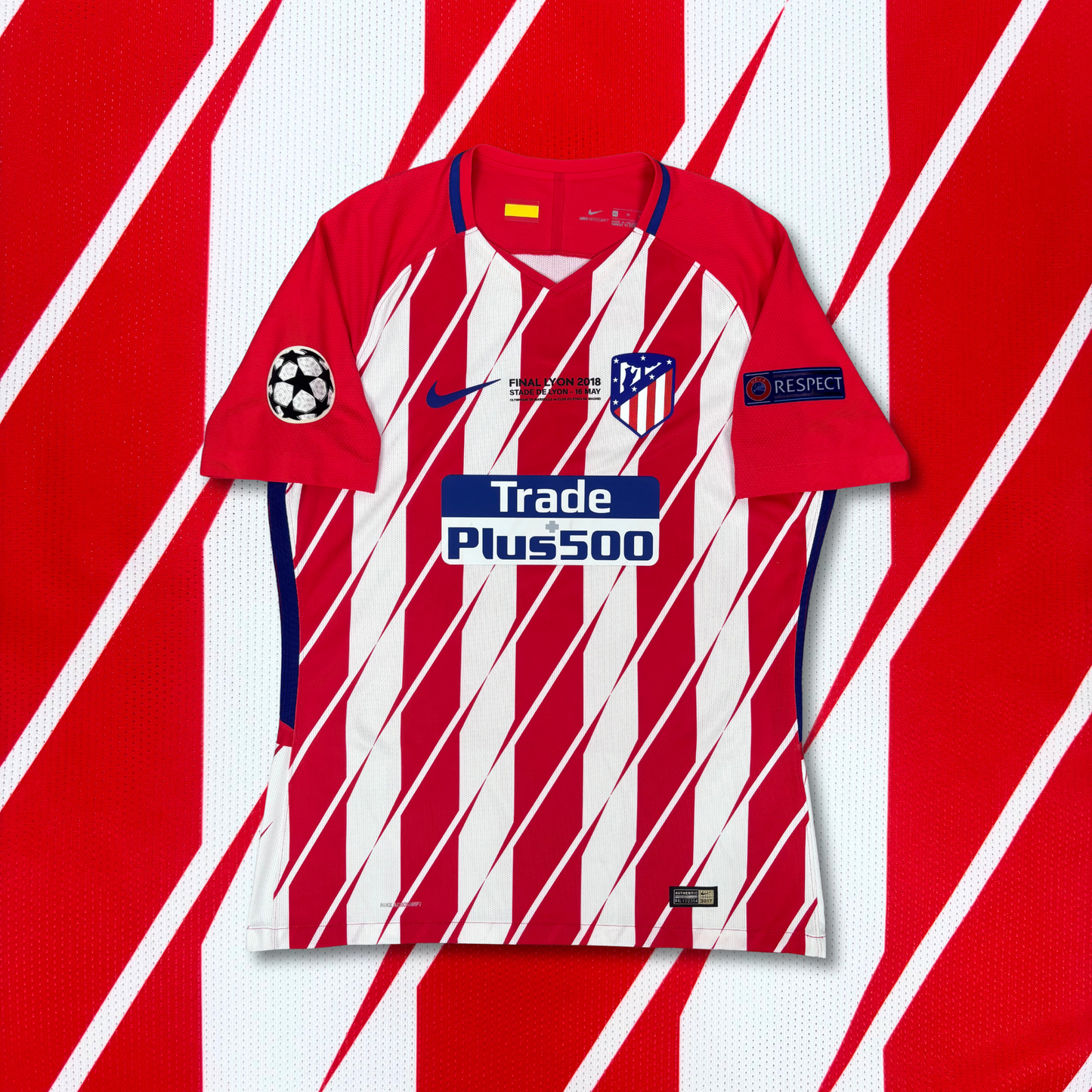 2017/18 Atletico Madrid Home Shirt - Player Issue - Torres - XL