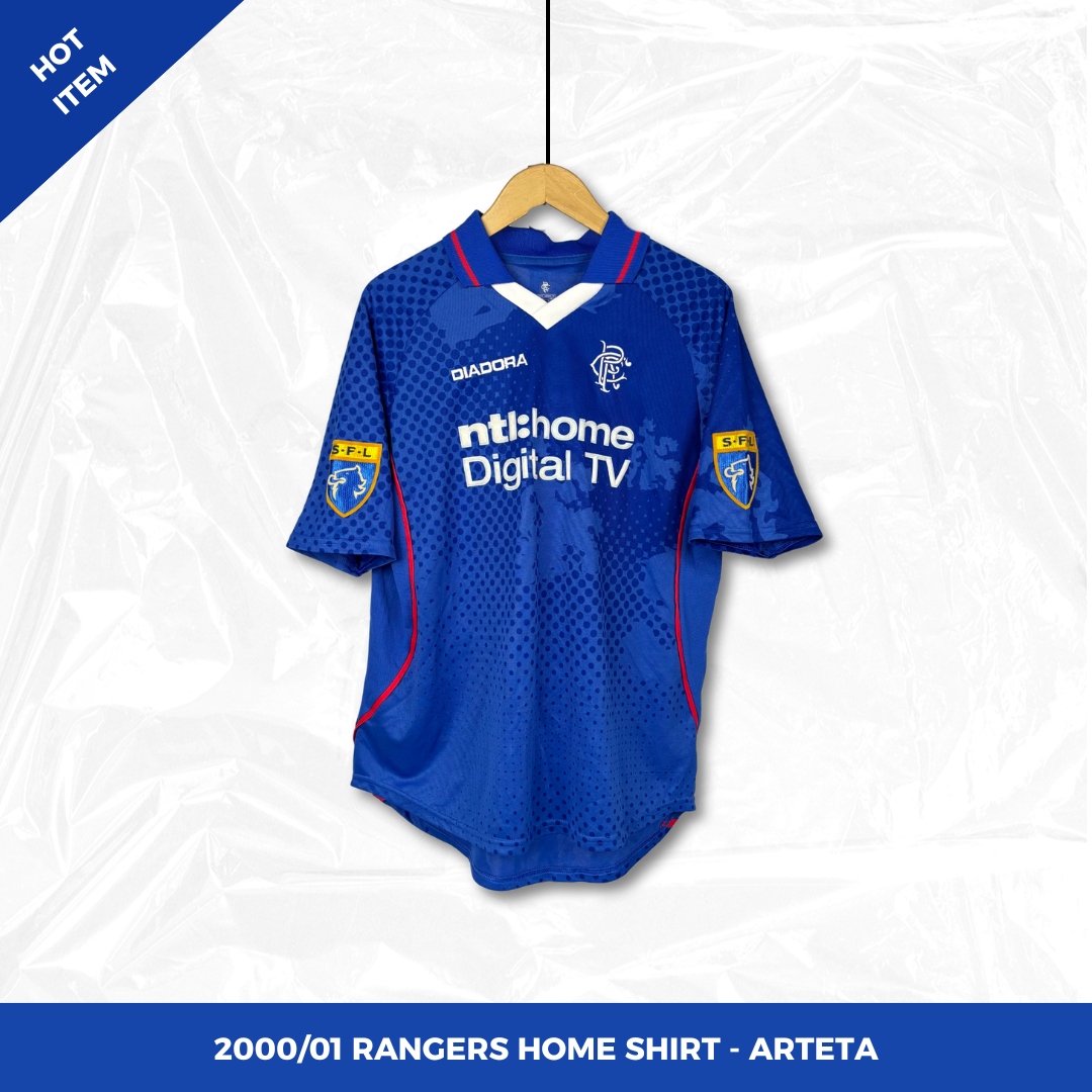 2002/03 Rangers Home Shirt - Arteta