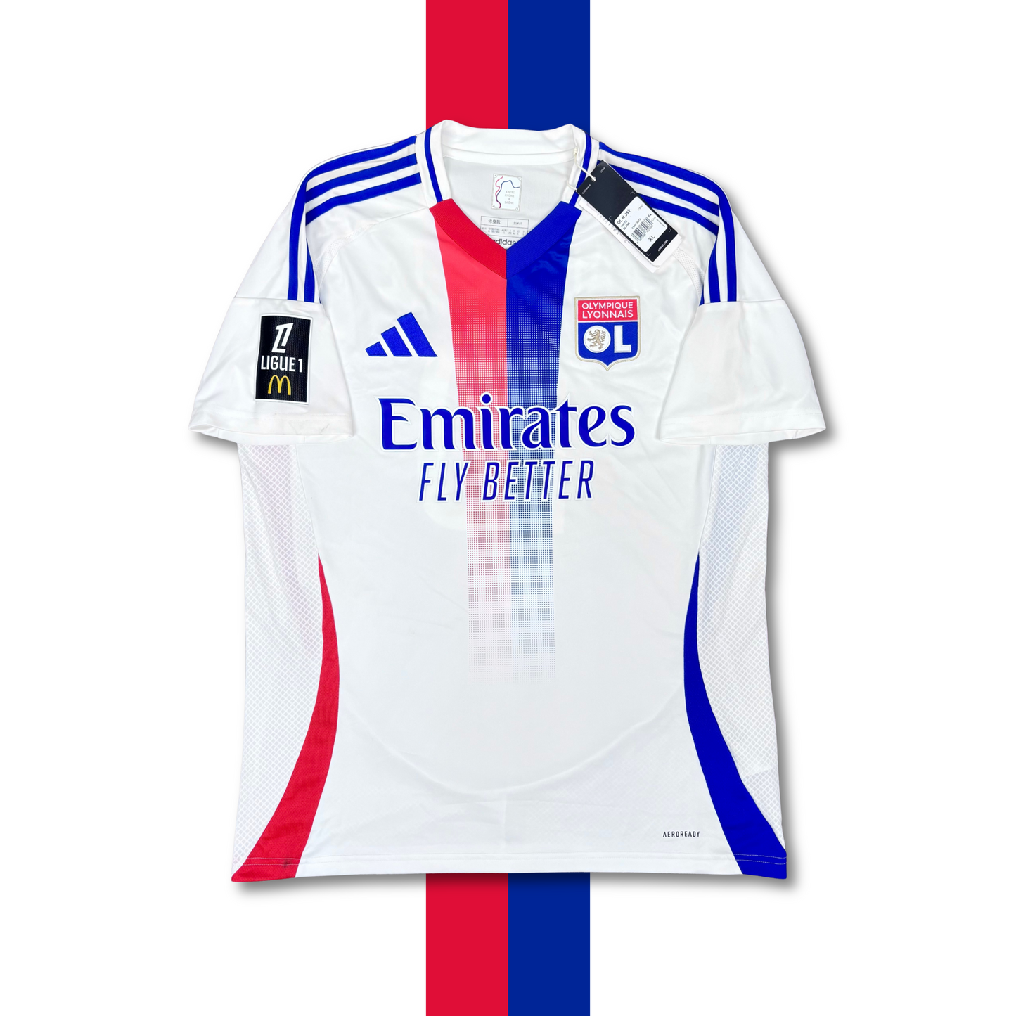 2024/25 Olympique Lyon Home Shirt - Lacazette - L - New with Tag