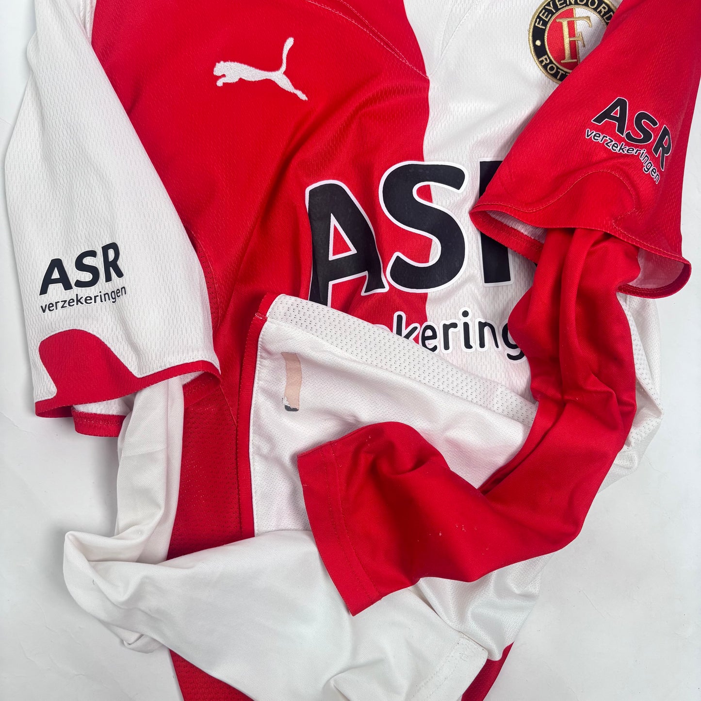 2009/10 Feyenoord Home Shirt - Landzaat - Longsleeve - M