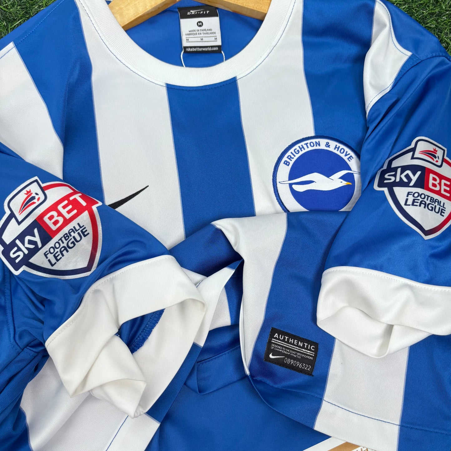 2014/15 Brighton Hove and Albion Home Shirt - March - M