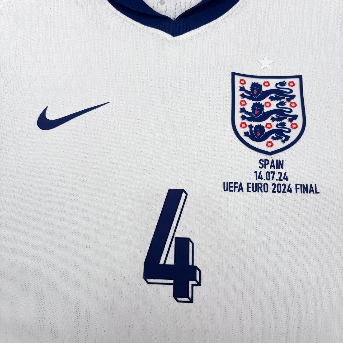 2024/25 England Home Shirt - Player Issue - Rice - L
