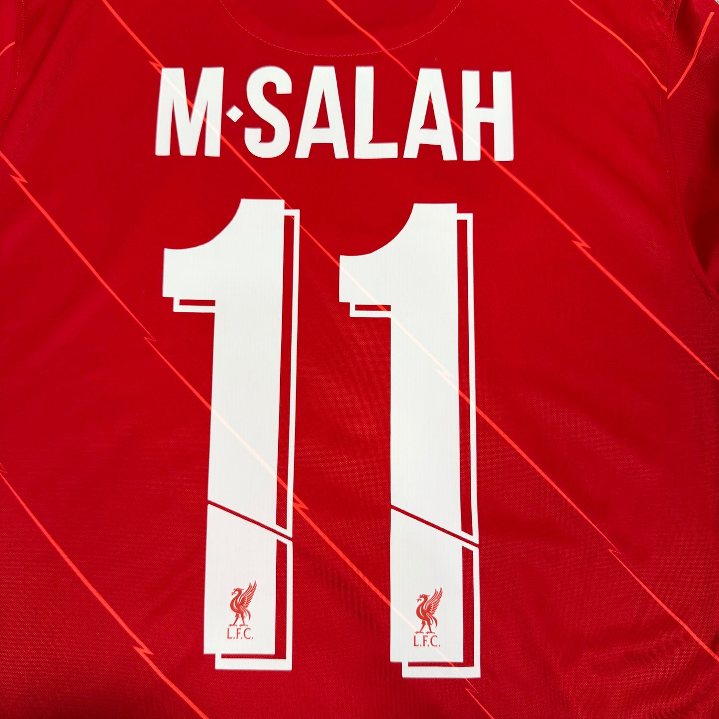 2021/22 Liverpool Home Shirt - Salah - M