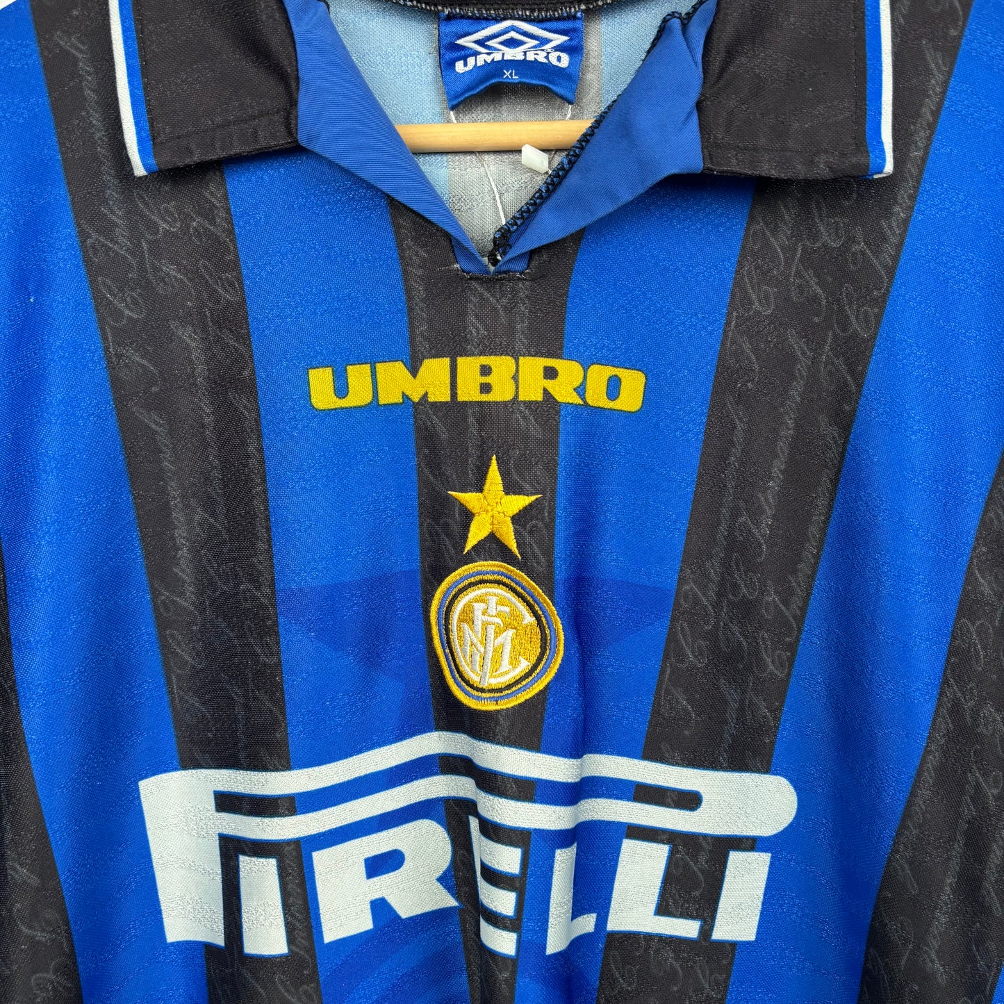 1996/97 Inter Milan Home Shirt - Zamorano - XL