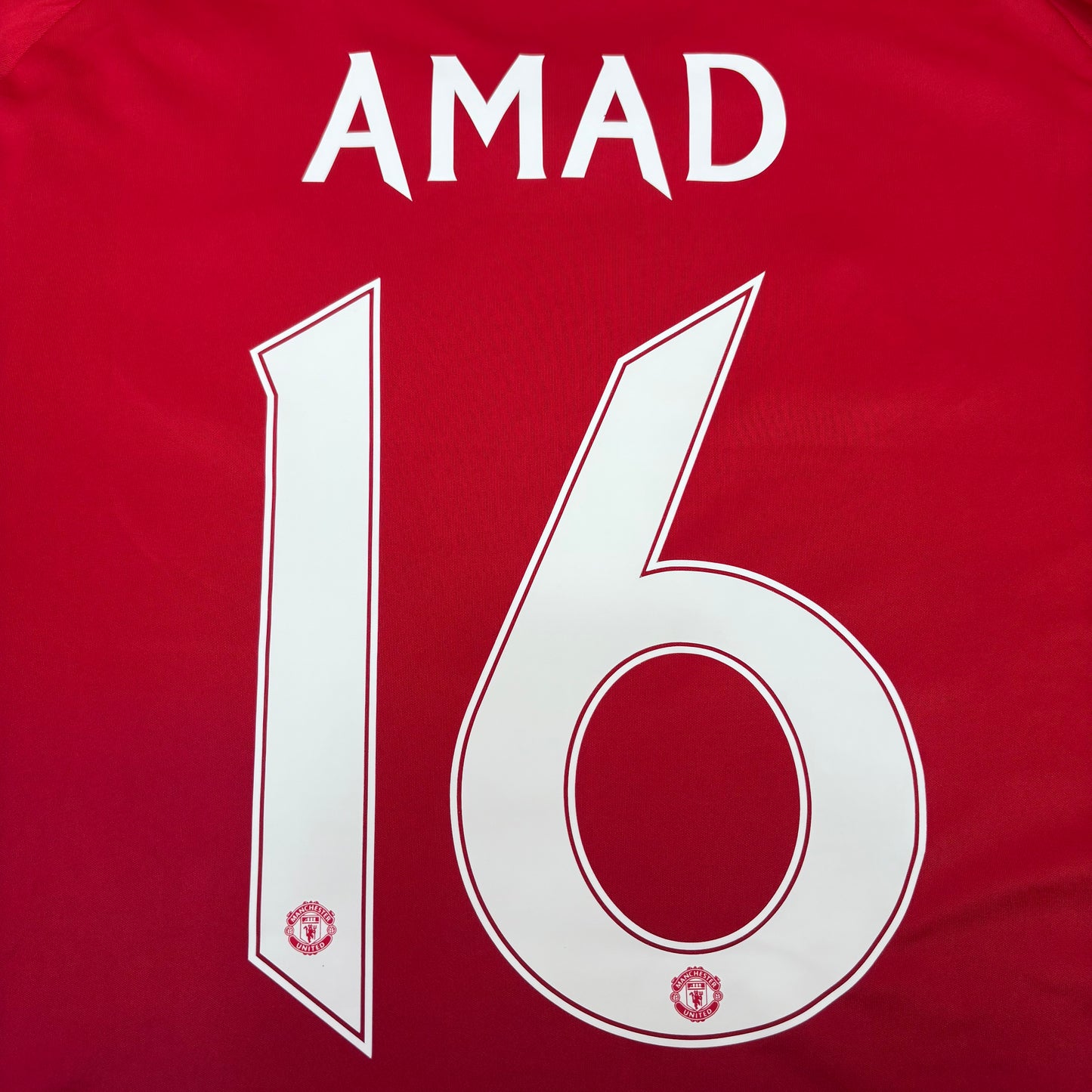 2024/25 Manchester United Home Longsleeve Shirt - Amad - XXL