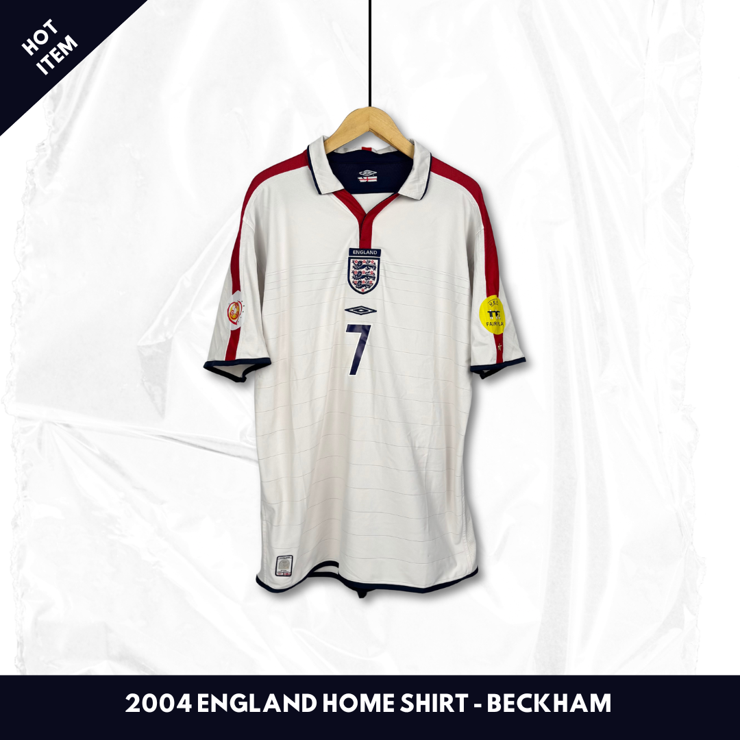 2004/05 England Home Shirt - Beckham
