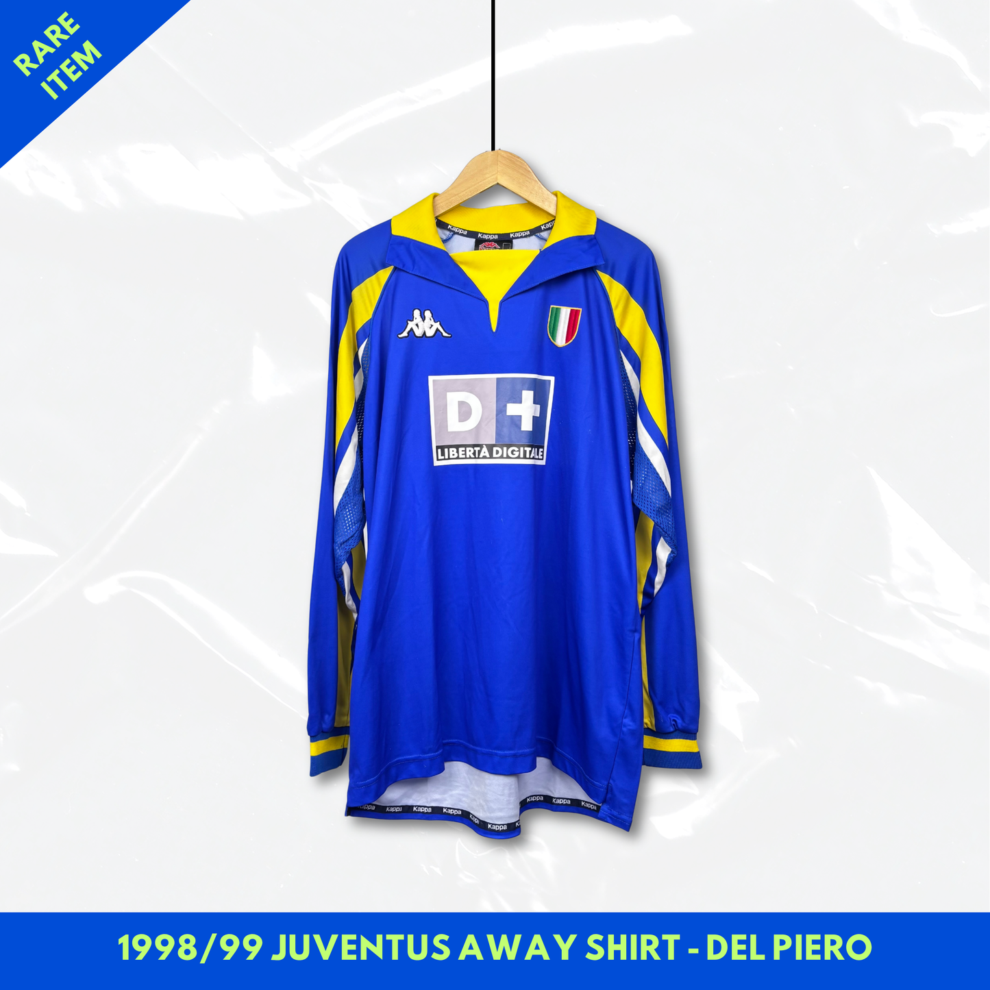 1998/99 Juventus Away Shirt - Size XL - Del Piero