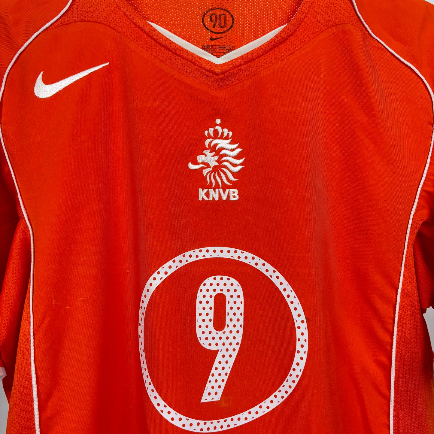 2004/05 Netherland Home Shirt - Kluivert - M