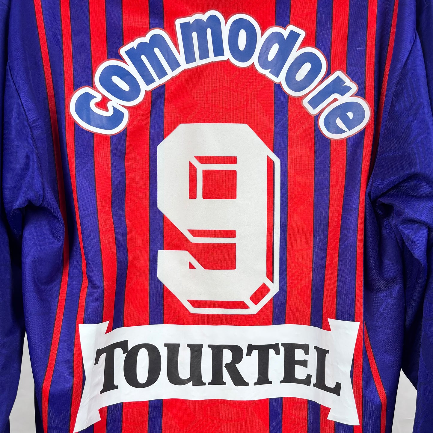 1993/94 Paris Saint Germain Home Longsleeve Shirt - Weah - L