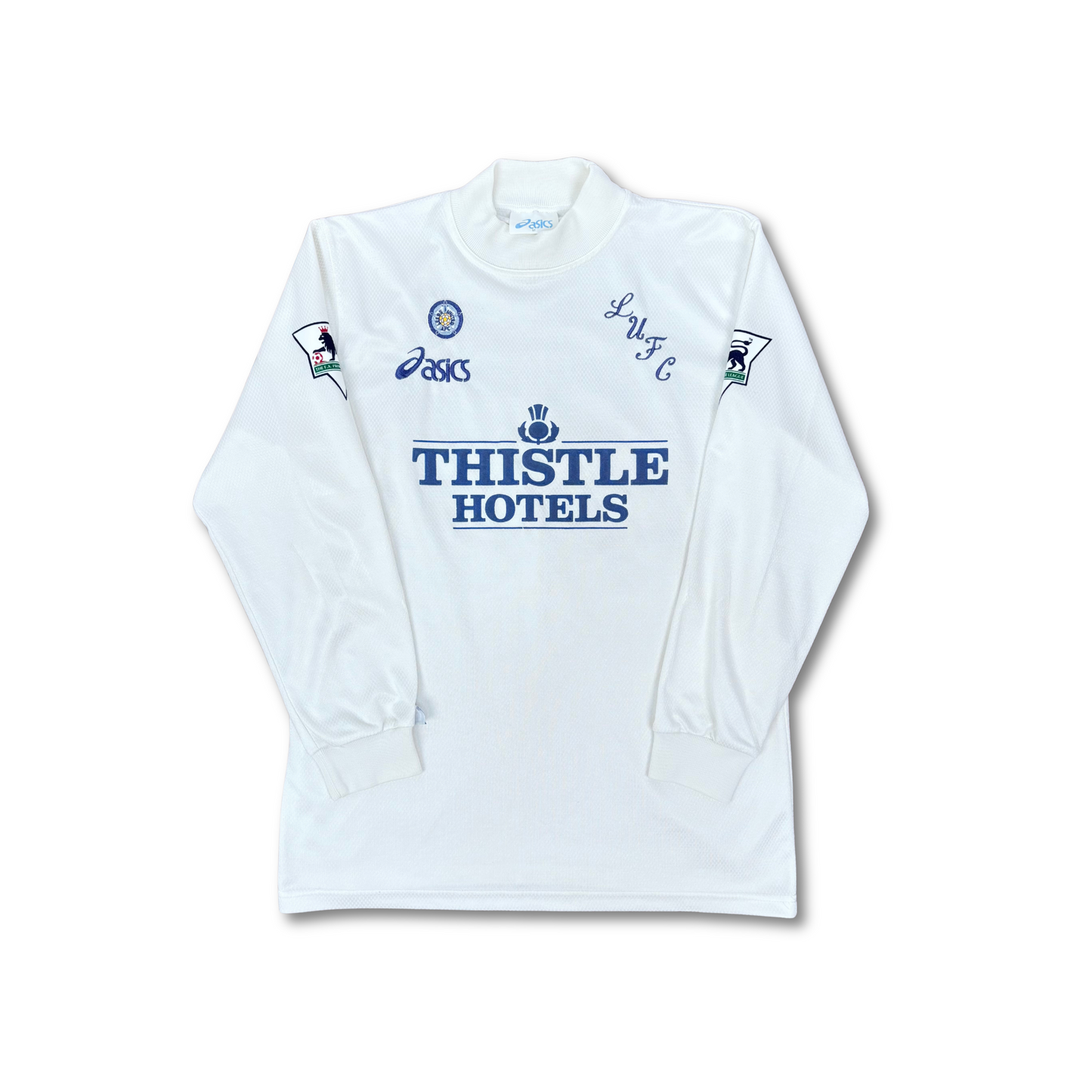 1995/96 Leeds United Home Longsleev Shirt - Kewell - M