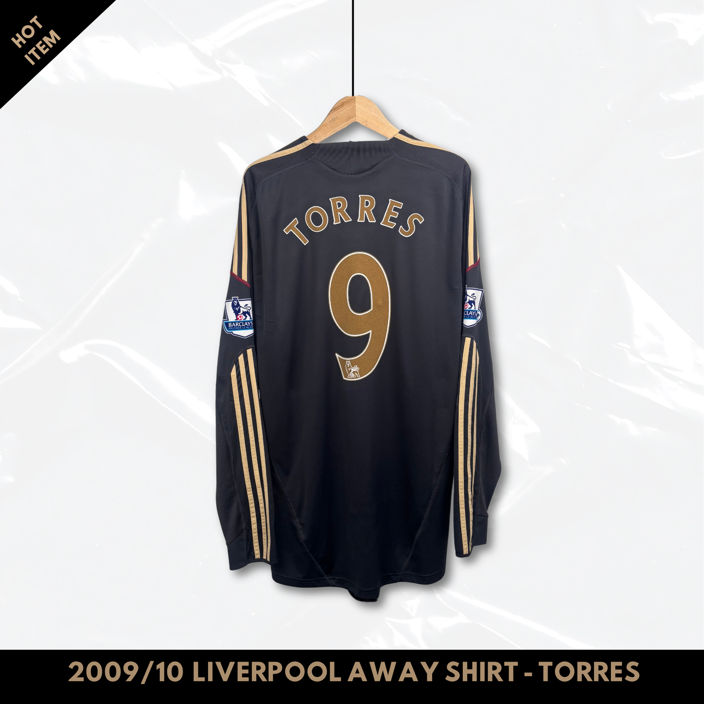 2009/10 Liverpool Away Shirt - Torres - Longsleeve - XXL